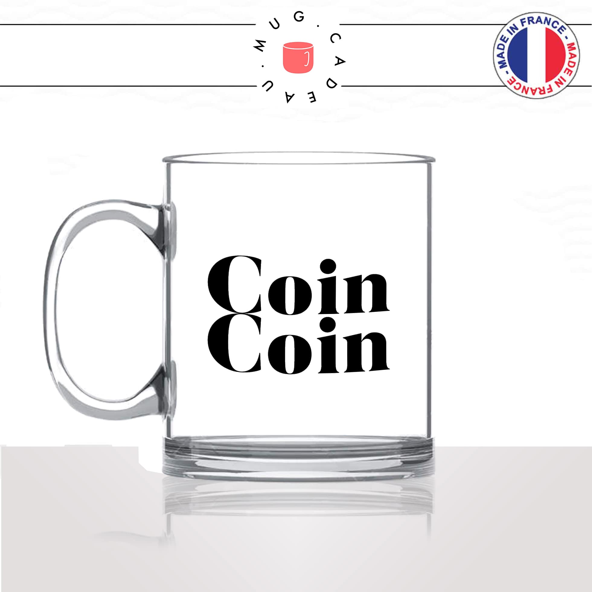 mug-tasse-en-verre-transparent-glass-canard-calligraphie-lettrine-mot-coin-coin-homme-couple-décoration-ami-idée-cadeau-original-personnalisé-café-thé-min