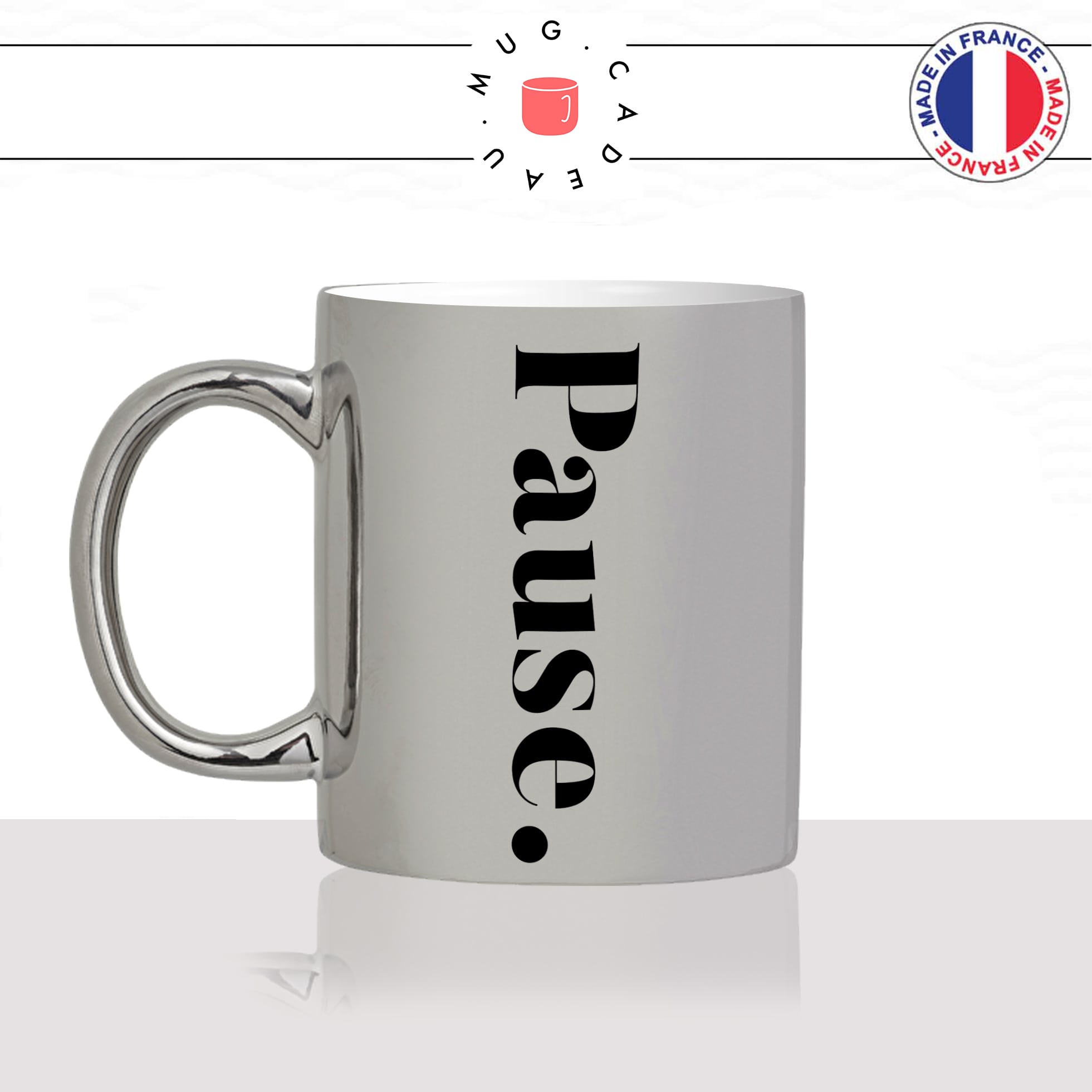 mug-tasse-silver-argenté-pause-calligraphie-lettrine-mot-boulot-matin-reveil-décoration-amie-idée-cadeau-original-personnalisé-café-thé-min