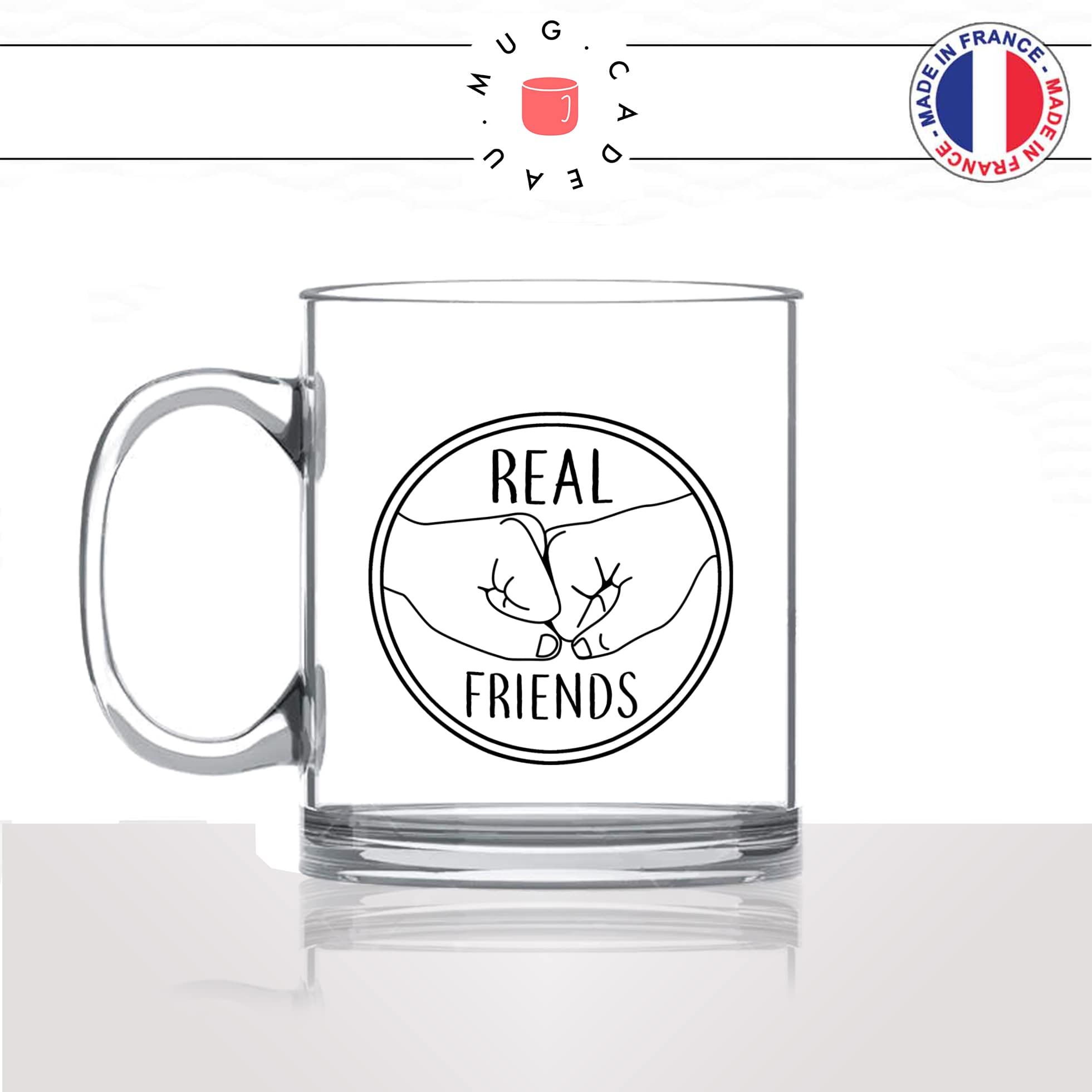 mug-tasse-en-verre-transparent-glass-real-friend-amitié-soirée-anglais-check-amie-fille-pote-copine-idée-cadeau-original-personnalisé-café-thé-min