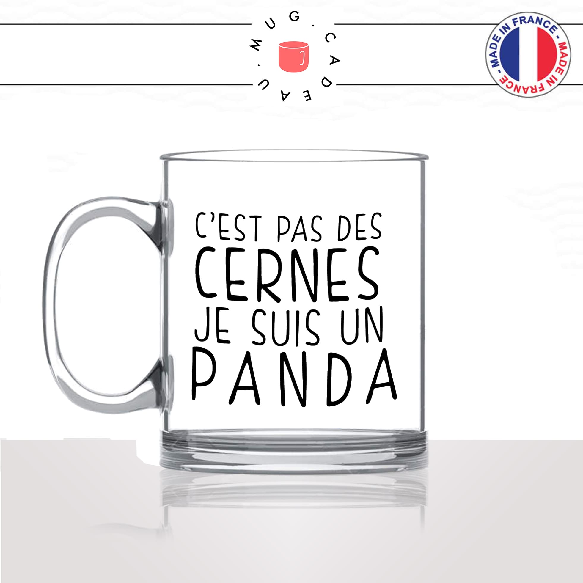 mug-tasse-en-verre-transparent-glass-pas-des-cernes-je-suis-panda-matin-reveil-collegue-travail-cool-humour-fun-idée-cadeau-personnalisé-café-thé