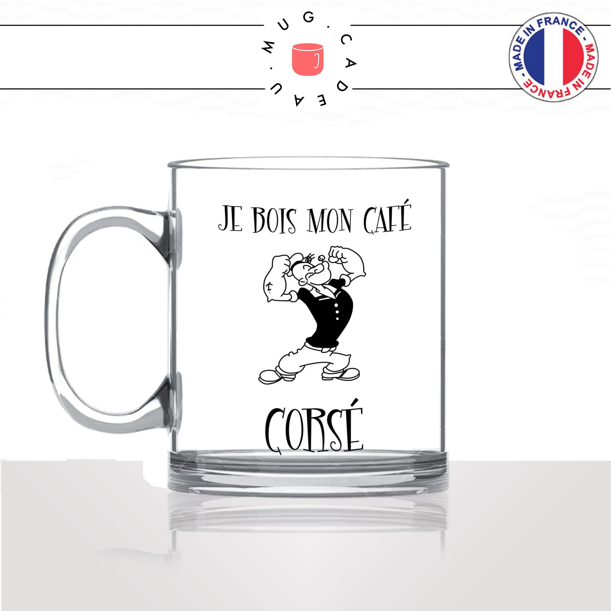 mug-tasse-en-verre-transparent-glass-popeye-cafe-corsé-matin-reveil-collegue-travail-cool-humour-fun-idée-cadeau-personnalisé-café-thé