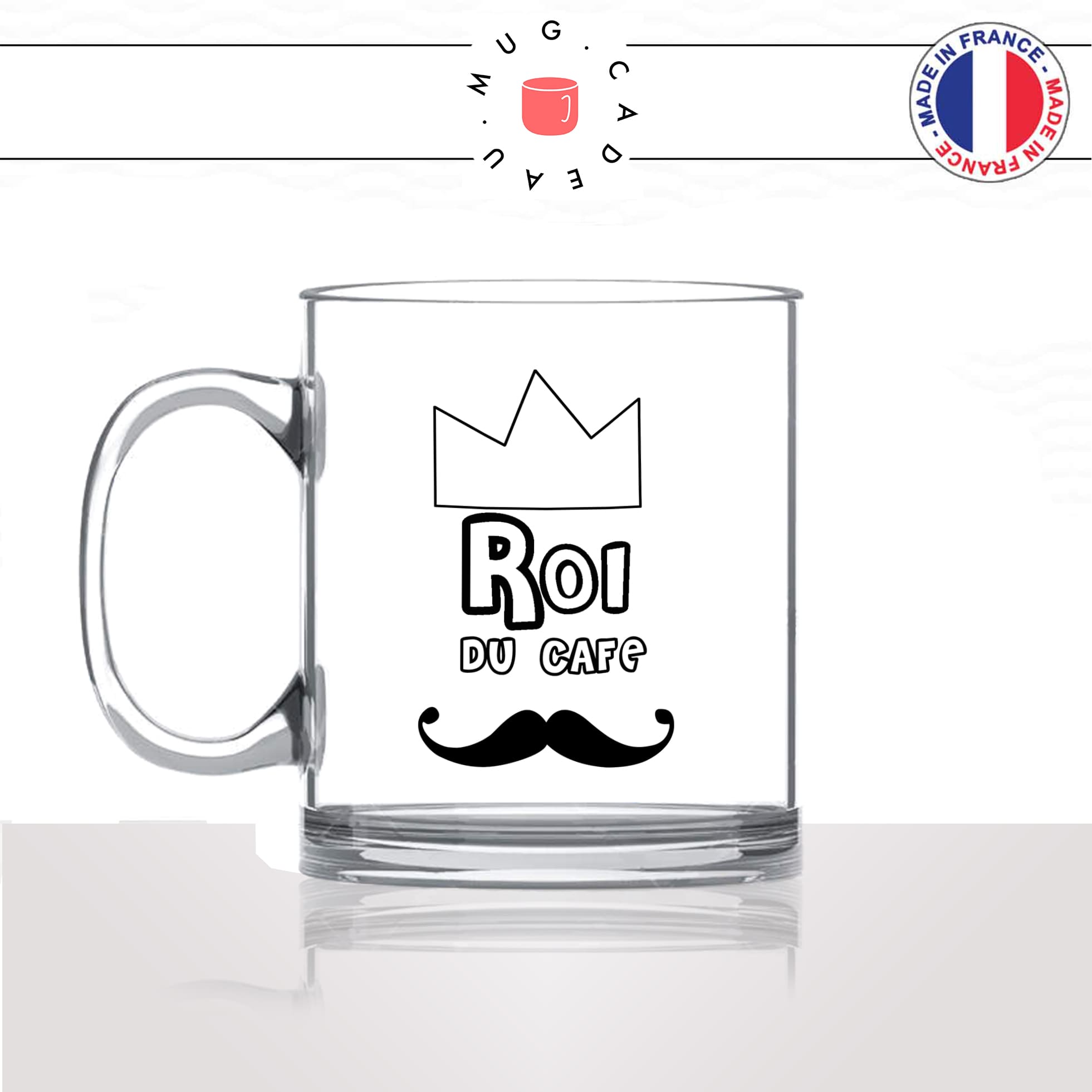 mug-tasse-en-verre-transparent-glass-roi-du-cafe-homme-matin-reveil-collegue-travail-cool-humour-fun-idée-cadeau-personnalisé-café-thé