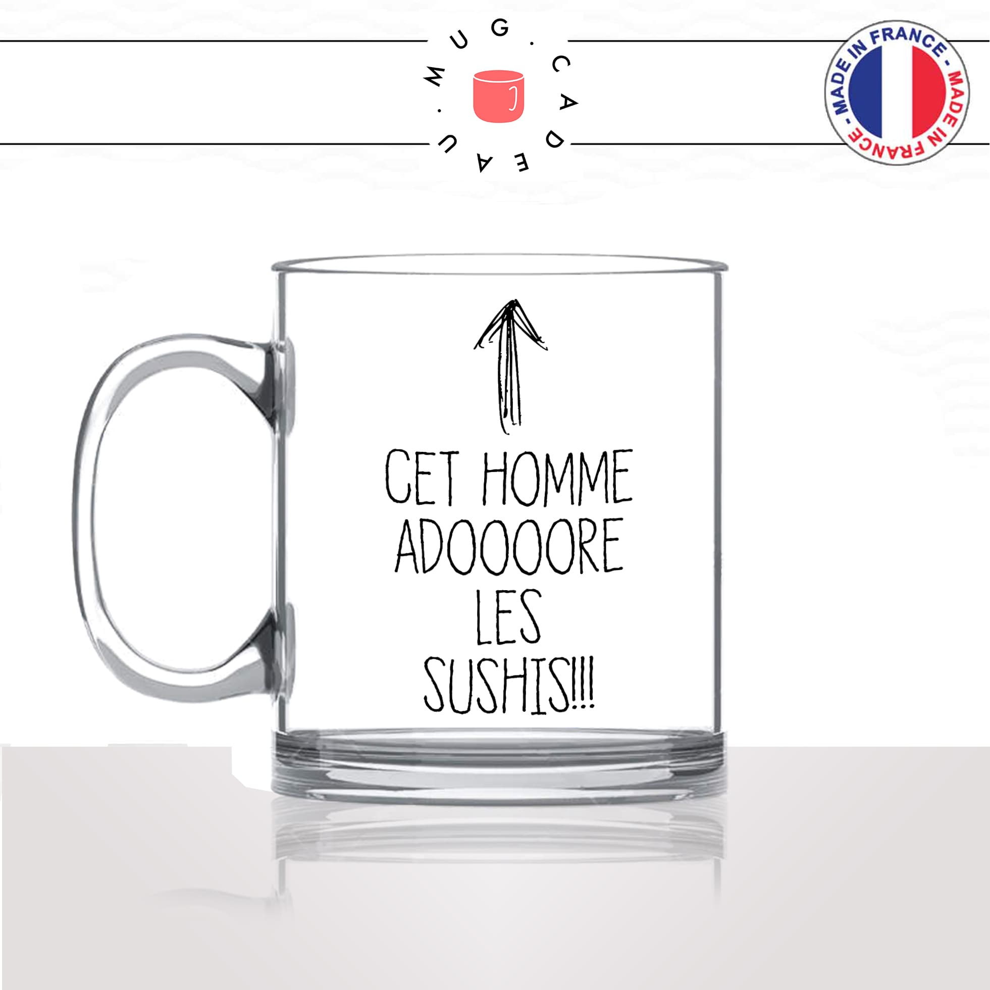 mug-tasse-en-verre-transparent-glass-cet-homme-adore-les-sushis-gad-elmaleh-collegue-hommes-mec-idée-cadeau-fun-cool-café-thé-original