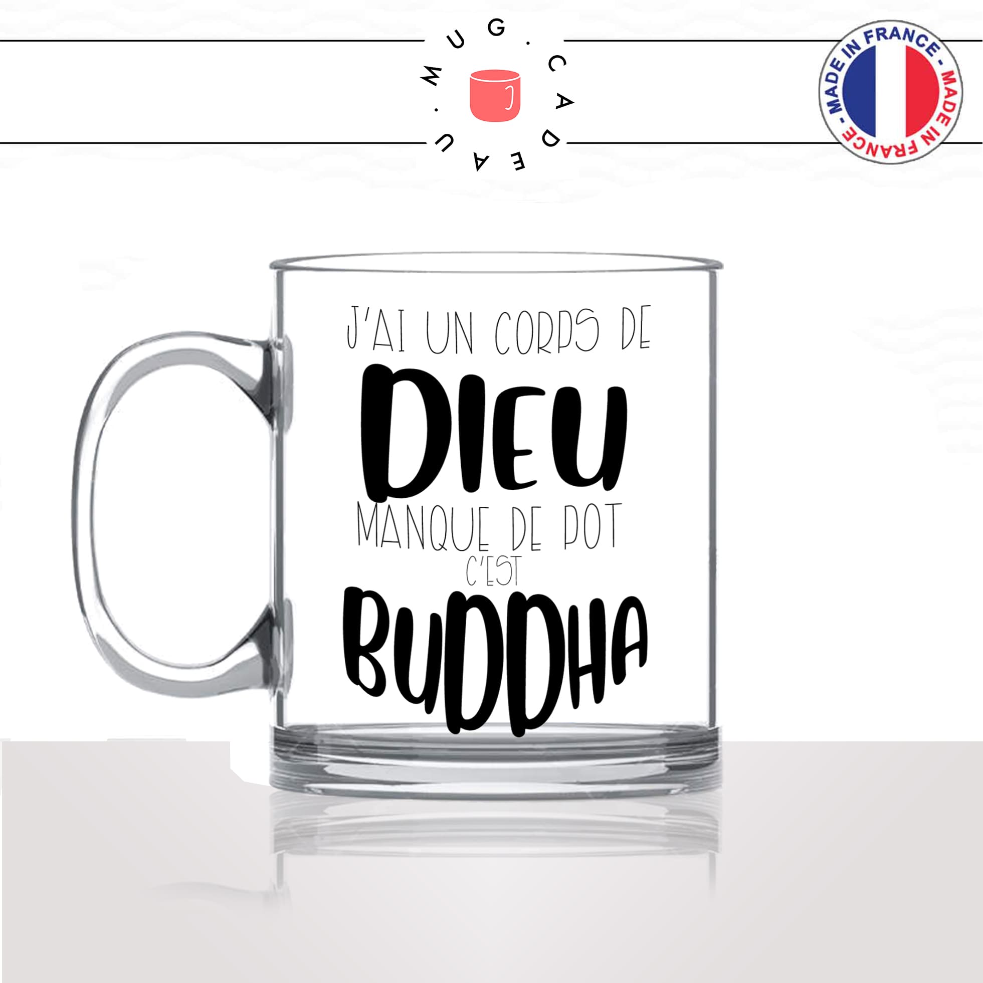 mug-tasse-en-verre-transparent-glass-corps-de-dieu-bouddha-gros-obese-regime-drole-femme-homme-idée-cadeau-fun-cool-café-thé-original