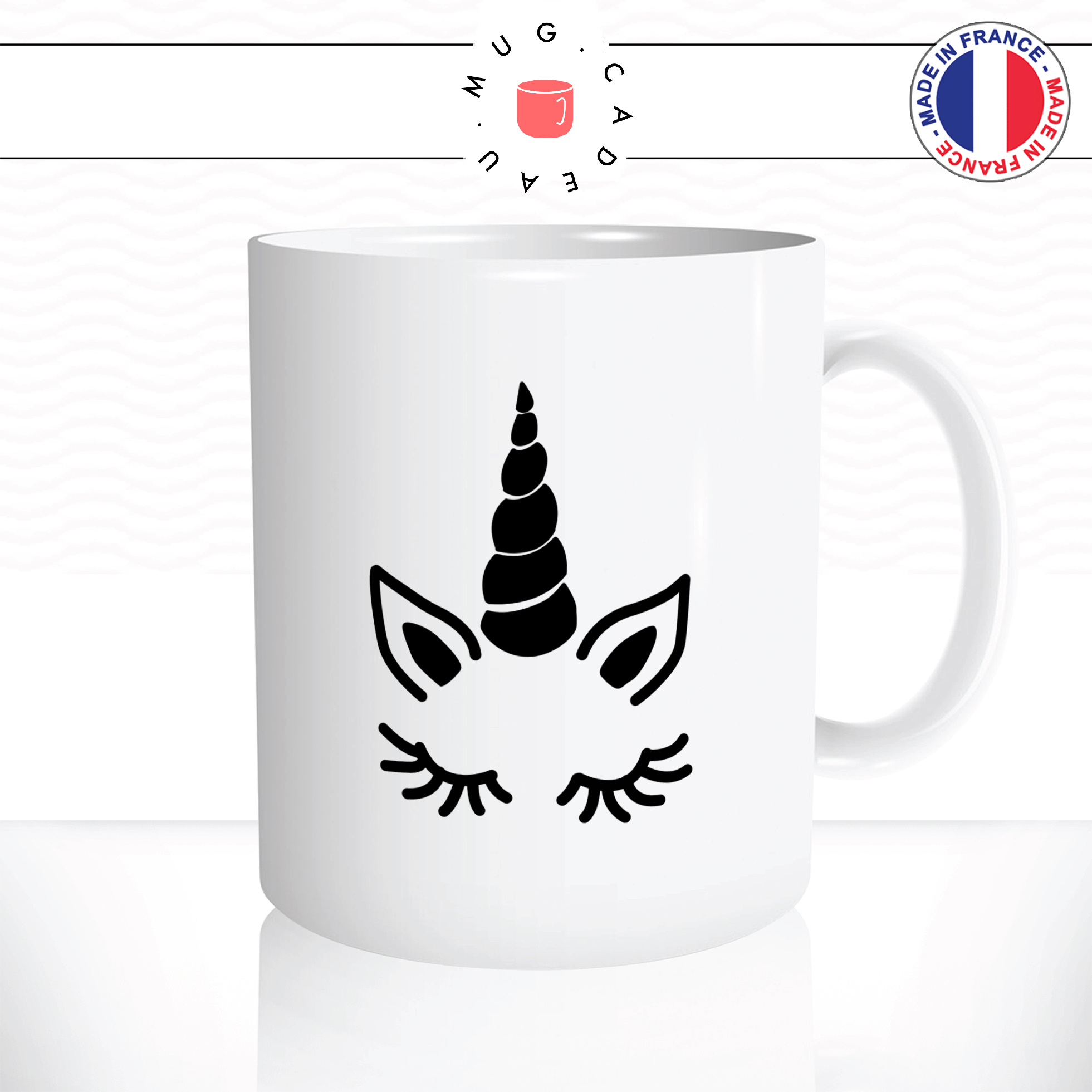 mug-tasse-ref14-licorne-noir-cils-oreilles-tete-cafe-the-mugs-tasses-personnalise-anse-droite