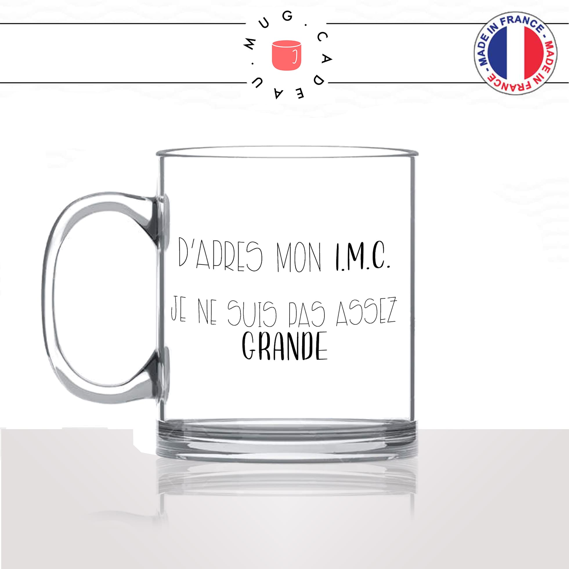 mug-tasse-en-verre-transparent-glass-imc-pas-assez-grande-humour-régime-sport-copines-femme-homme-idée-cadeau-fun-cool-café-thé-original