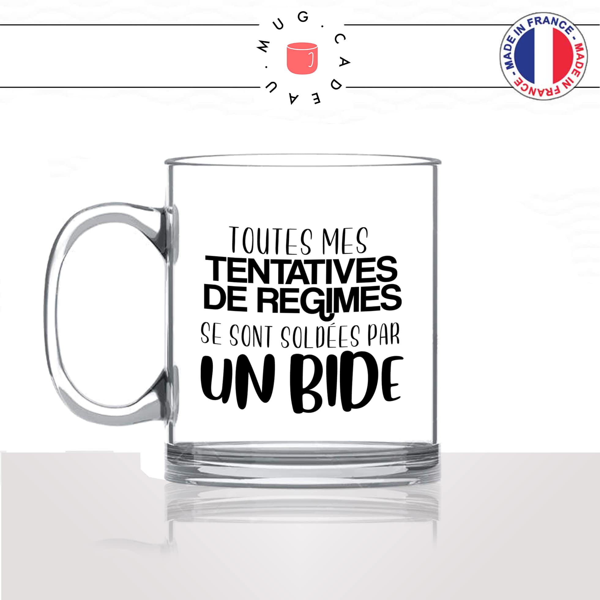 mug-tasse-en-verre-transparent-glass-regimes-bide-gras-homme-femme-saucisse-apéro-chocolat-collegue-humour-idée-cadeau-fun-cool-café-thé-min