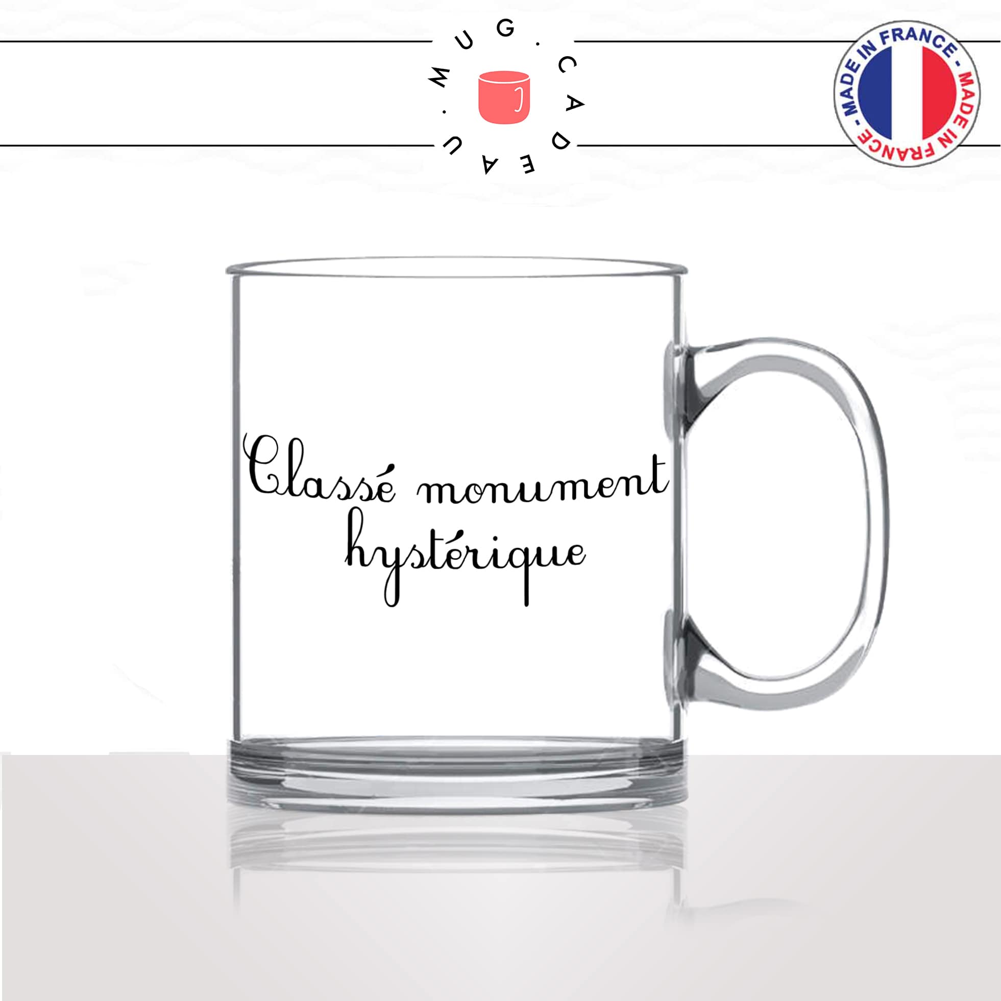 mug-tasse-en-verre-transparent-glass-classé-monument-hystérique-feministe-femme-copine-collegue-couple-humour-idée-cadeau-fun-cool-café-thé2-min