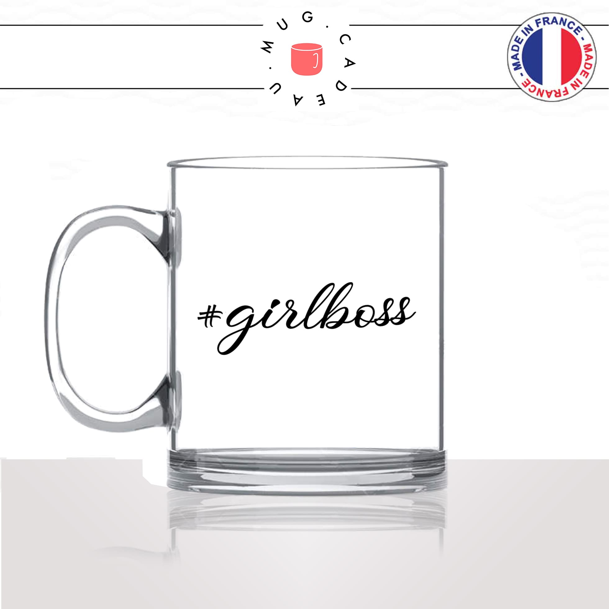 mug-tasse-en-verre-transparent-glass-hashtag-#-girlboss-patronne-femme-copine-collegue-decoration-humour-idée-cadeau-fun-cool-café-thé-original