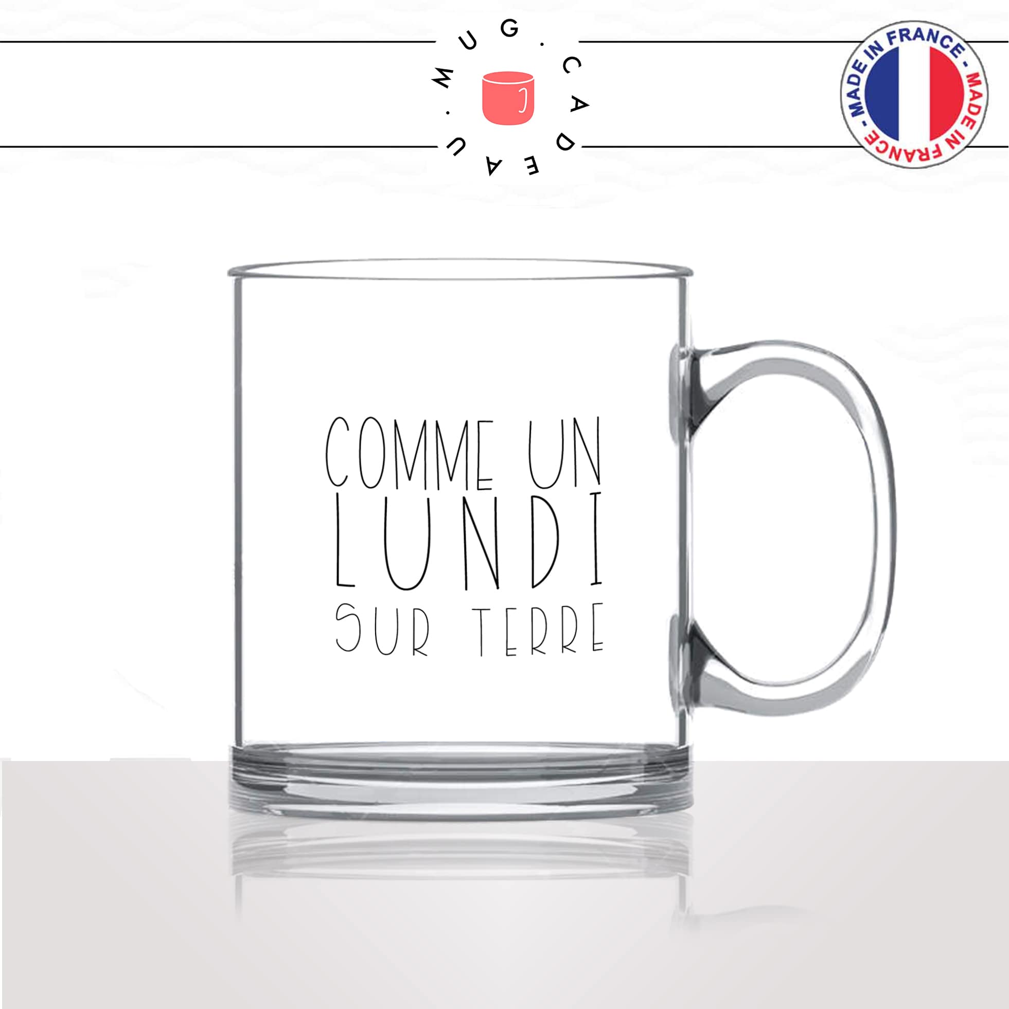 mug-tasse-en-verre-transparent-glass-mercure-lundi-sur-terre-collegue-travail-boulot-planete-week-end-humour-idée-cadeau-fun-cool-café-thé-original2-min