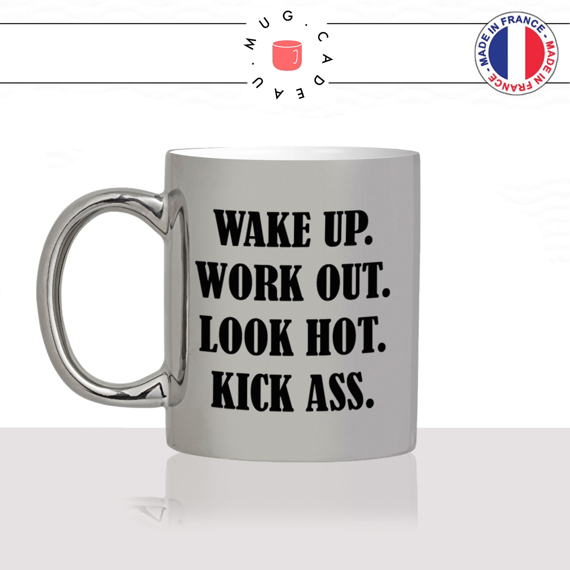 mug-tasse-argent-argenté-silver-wake-up-kick-ass-fitness-musculation-sport-collegue-motivation-humour-idée-cadeau-fun-cool-café-thé-original-min