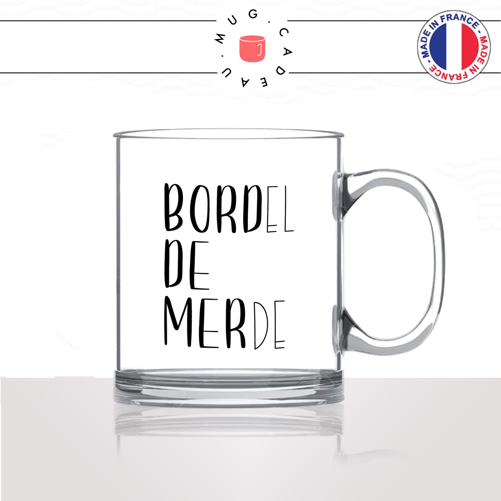 mug-tasse-en-verre-transparent-glass-bord-de-mer-bordel-de-merde-voyage-travel-collegue-vacance-influenceur-humour-idée-cadeau-fun-cool-café-thé2