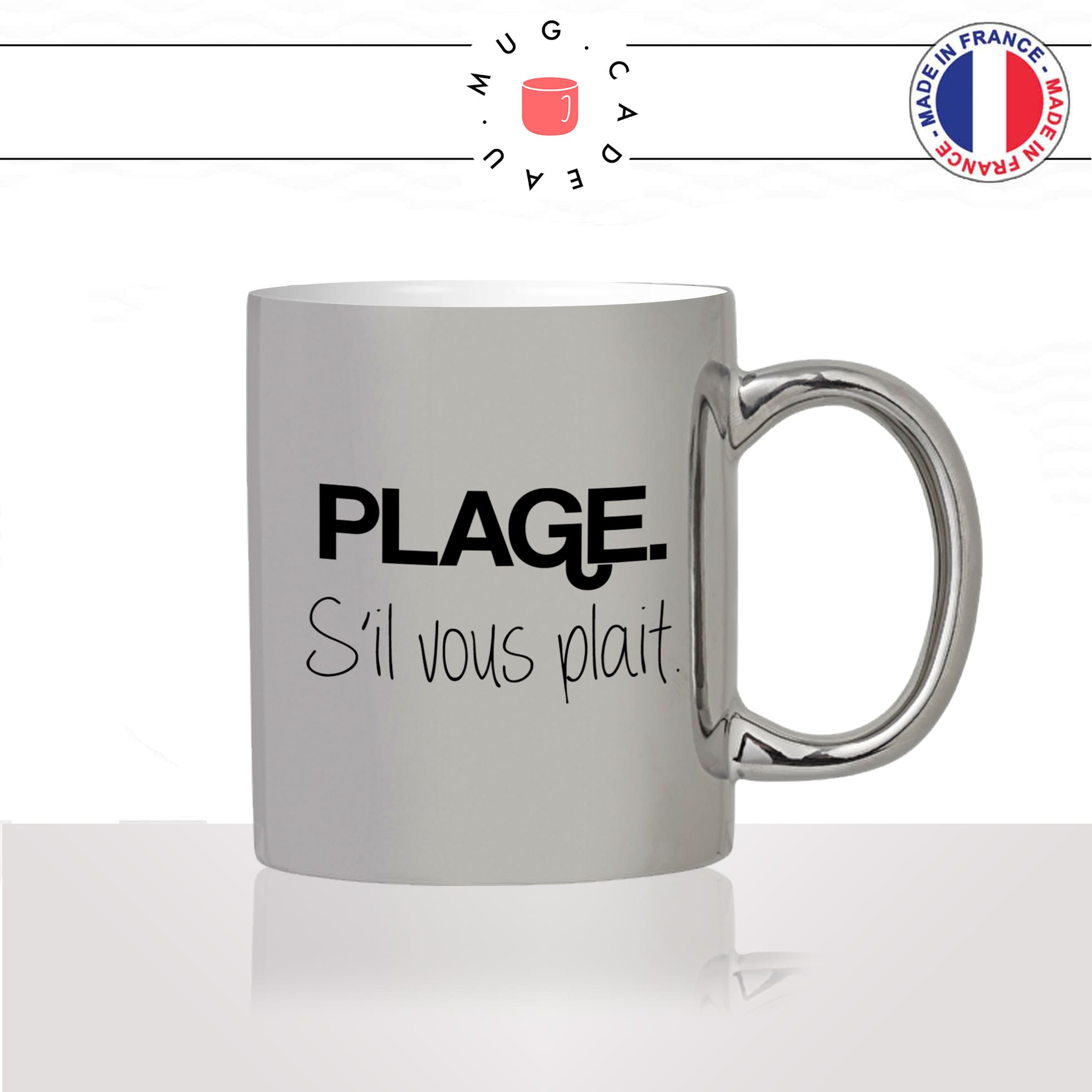 mug-tasse-argent-argenté-silver-plage-sil-vous-plait-voyage-travel-free-avion-vacance-influenceur-humour-idée-cadeau-fun-cool-café-thé2