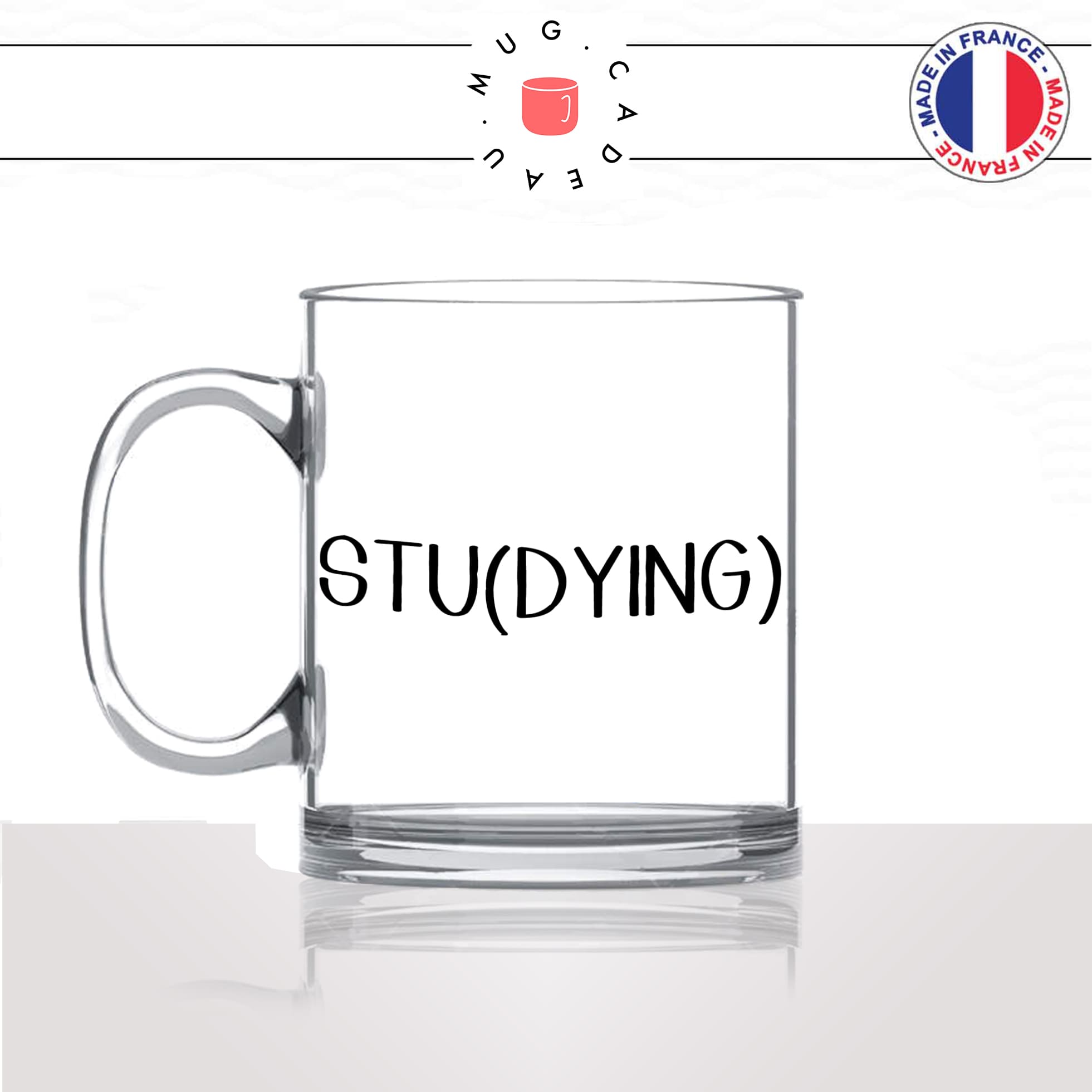 mug-tasse-en-verre-transparent-glass-studying-etudes-dying-travail-collegue-amie-bureau-vacance-etudiant-humour-idée-cadeau-fun-cool-café-thé