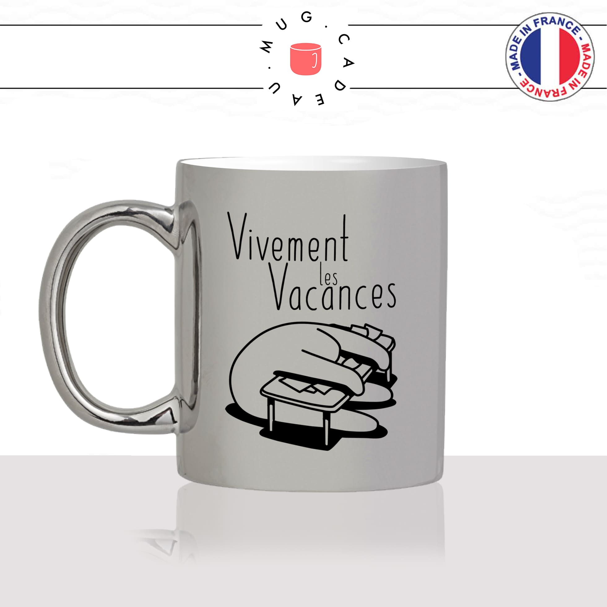 mug-tasse-argent-argenté-silver-vivement-les-vacances-travail-collegue-amie-bureau-vacance-influenceur-humour-idée-cadeau-fun-cool-café-thé