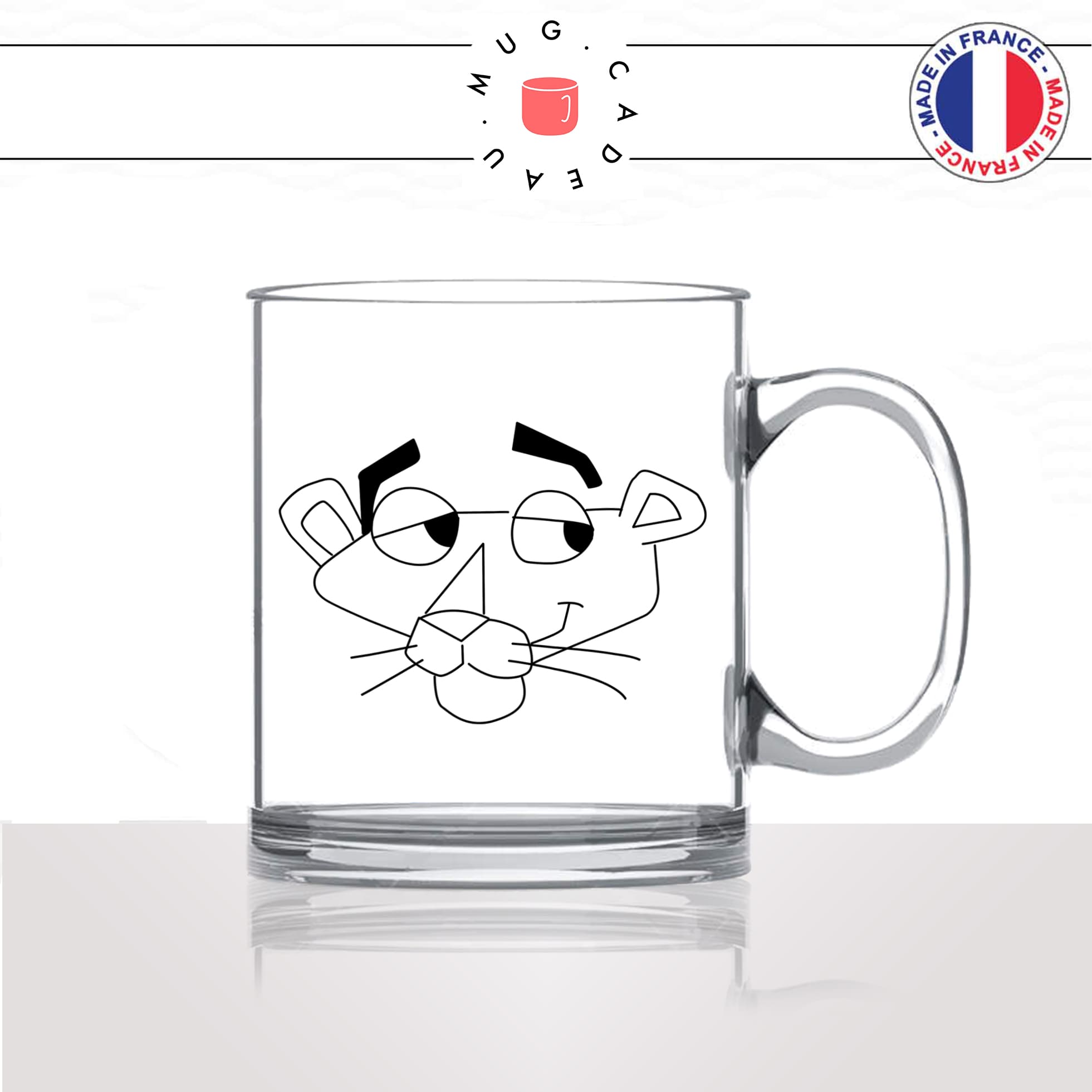 mug-tasse-en-verre-transparent-glass-panthere-rose-tete-visage-animal-dessin-animé-mignon-enfant-humour-idée-cadeau-fun-cool-café-thé2