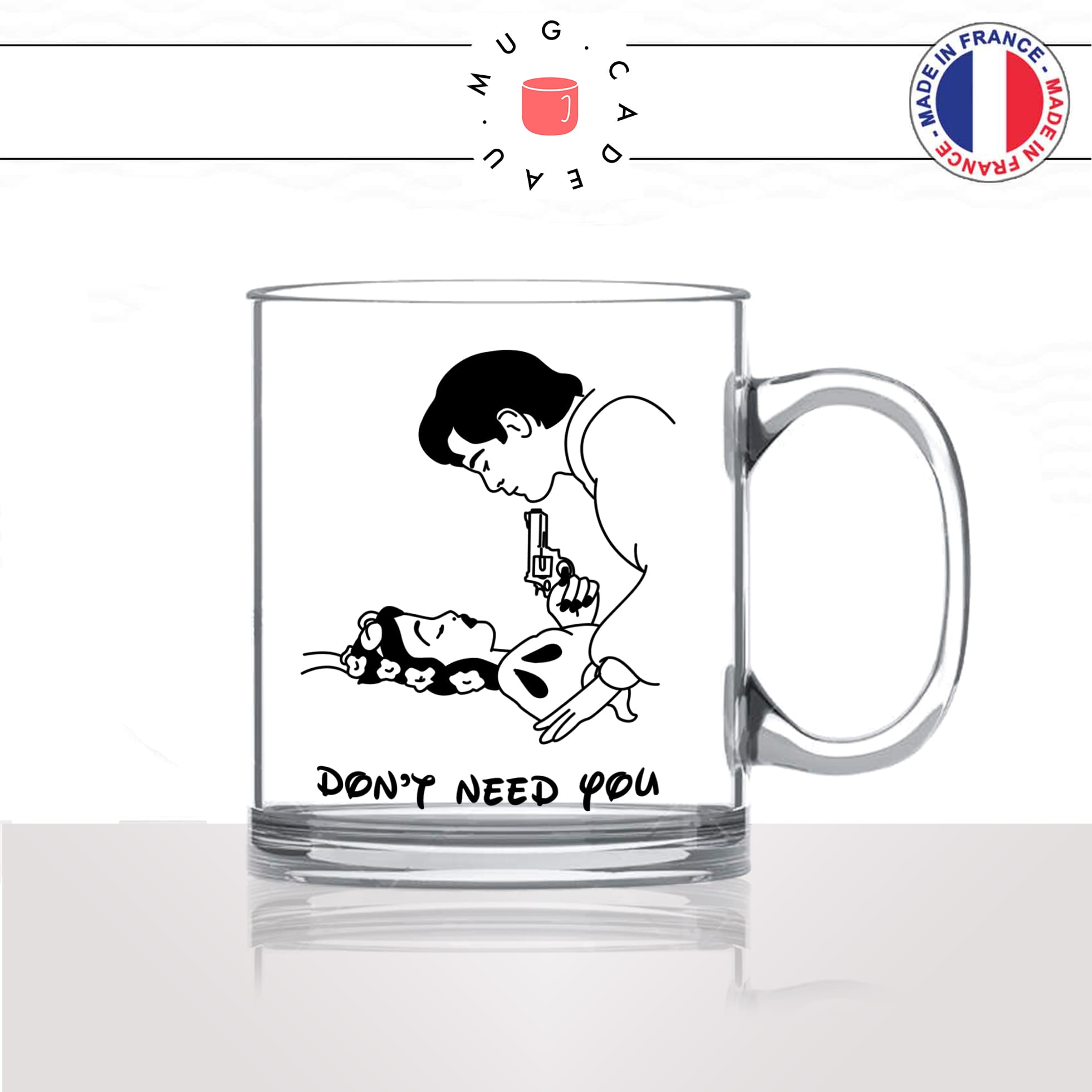 mug-tasse-en-verre-transparent-glass-princesse-prince-dont-need-you-feminist-femme-homme-mignon-gun-humour-idée-cadeau-fun-cool-café-thé2