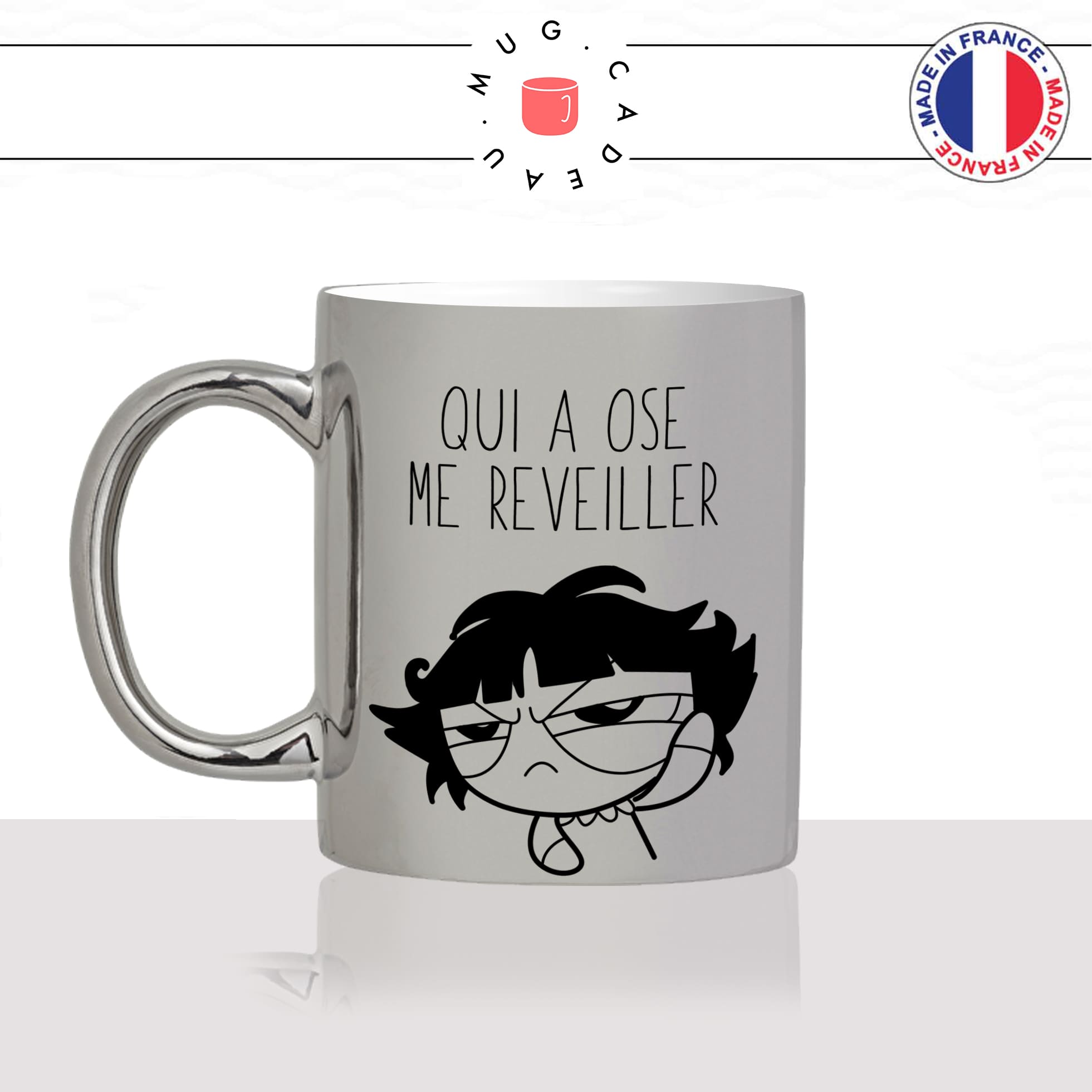 mug-tasse-argent-argenté-silver-super-nana-qui-a-osé-me-reveiller-reveil-matin-dessin-animé-femme-couple-humour-idée-cadeau-fun-café-thé