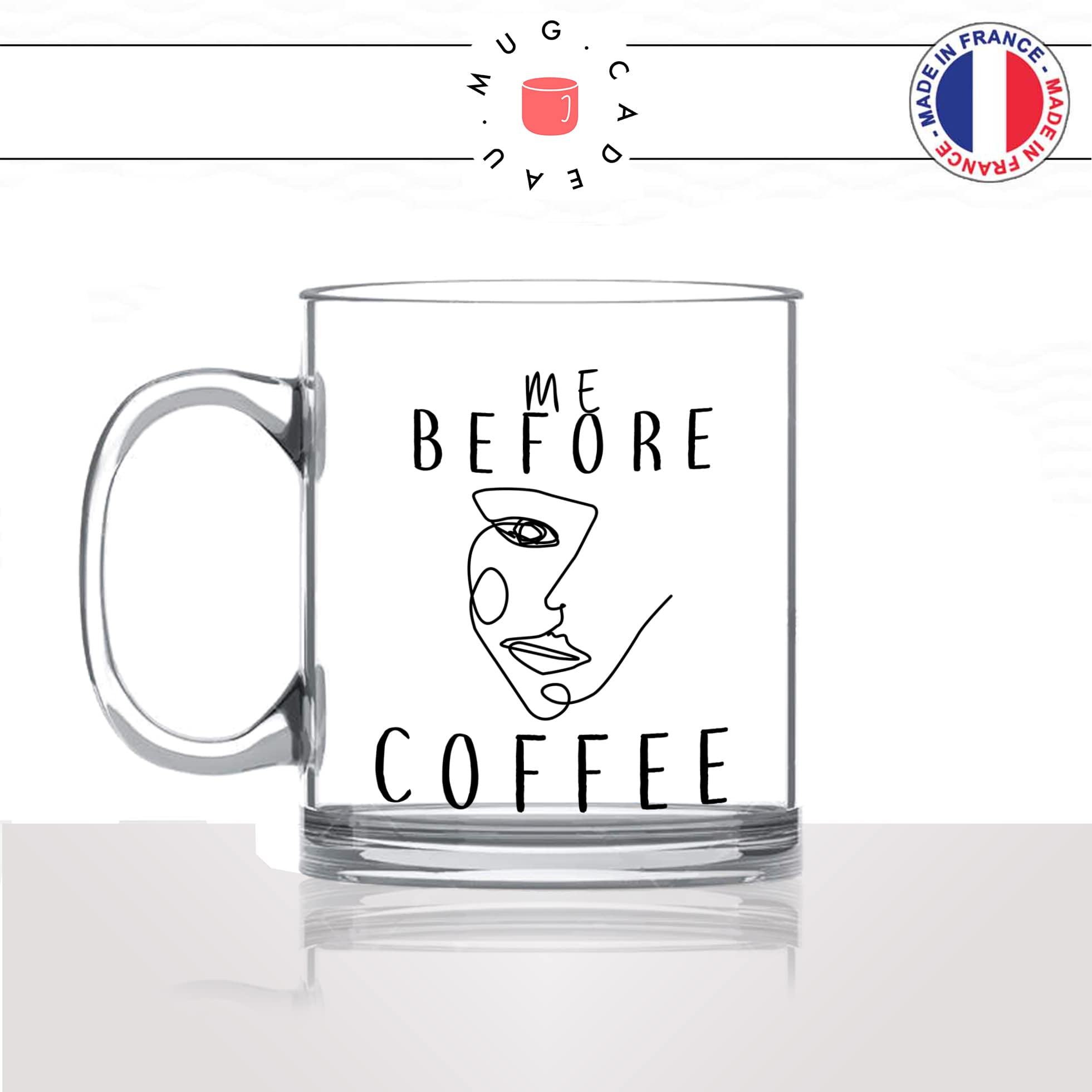 mug-tasse-en-verre-transparent-glass-me-before-coffee-anglais-tete-bizarre-artiste-dessin-picasso-moche-drole-humour-idée-cadeau-fun-cool-café-thé-min