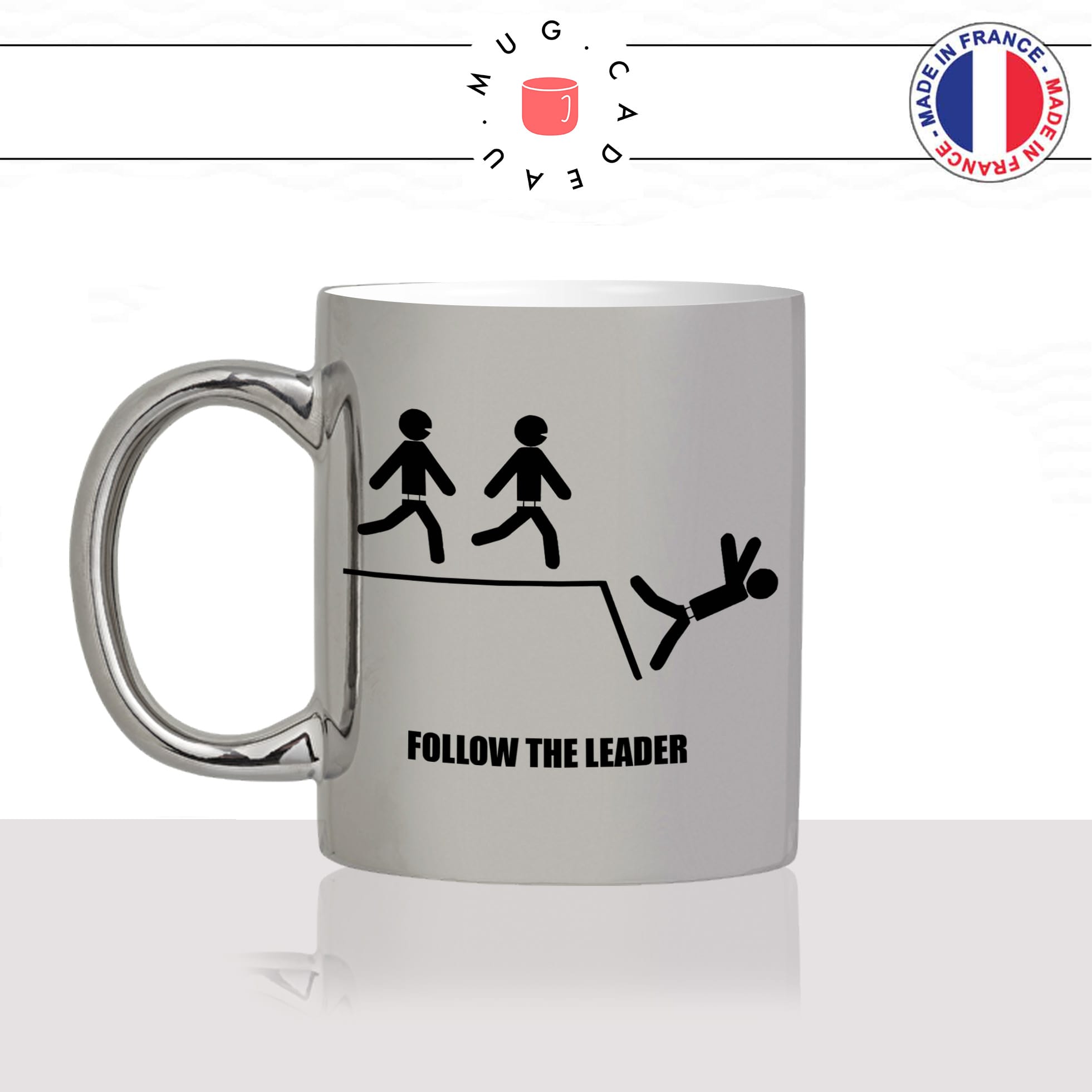 mug-tasse-argent-argenté-silver-follow-the-leader-suivez-le-chef-collegue-travail-ami-groupe-humour-idée-cadeau-fun-cool-café-thé-min