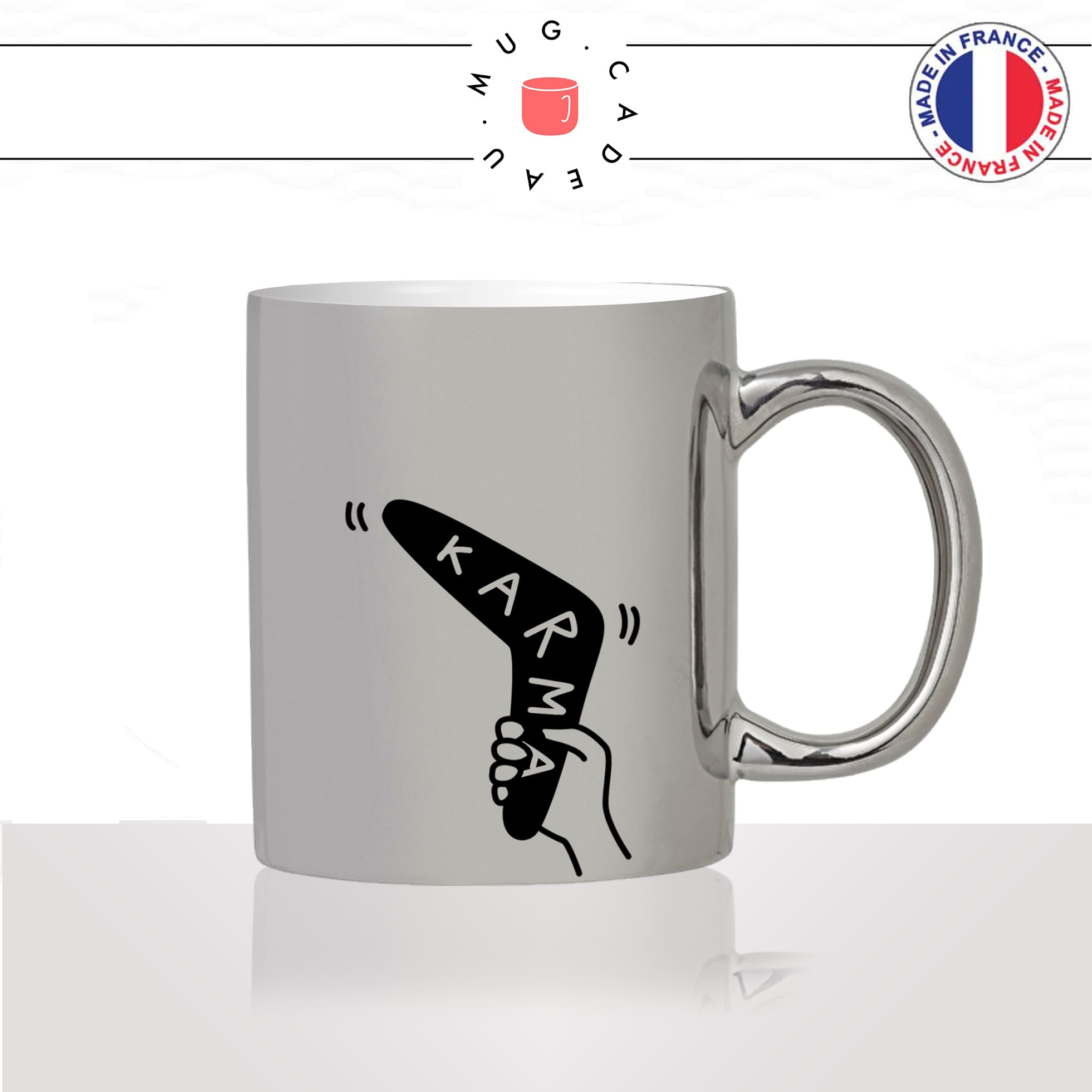 mug-tasse-argent-argenté-silver-karma-boomerang-revient-toujours-carpediem-dessin-drole-original-humour-idée-cadeau-fun-cool-café-thé2