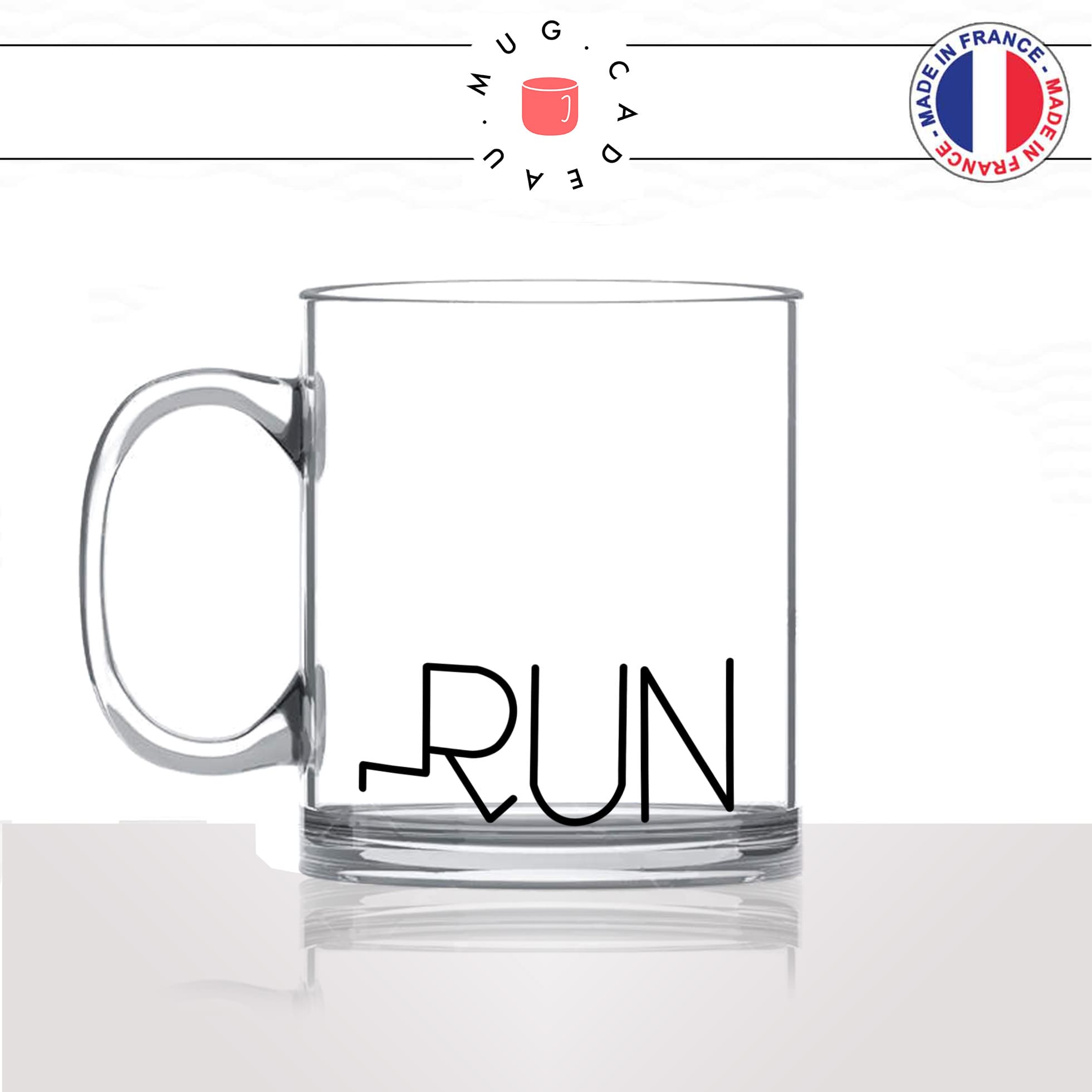 mug-tasse-en-verre-transparent-glass-run-anglais-cours-courir-sport-escape-séchaper-original-humour-idée-cadeau-fun-cool-café-thé