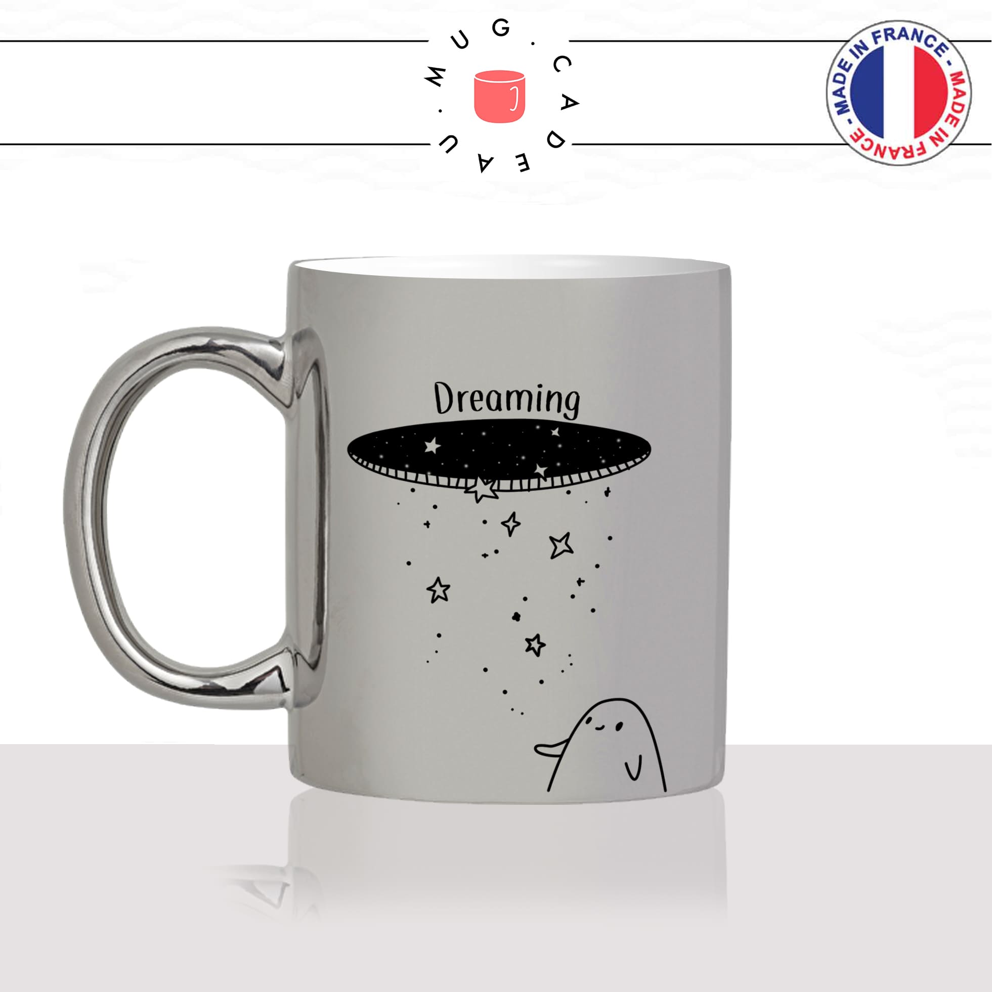 mug-tasse-argent-argenté-silver-dreaming-étoiles-espace-astronaute-alien-lune-fusée-planetes-humour-idée-cadeau-fun-cool-café-thé