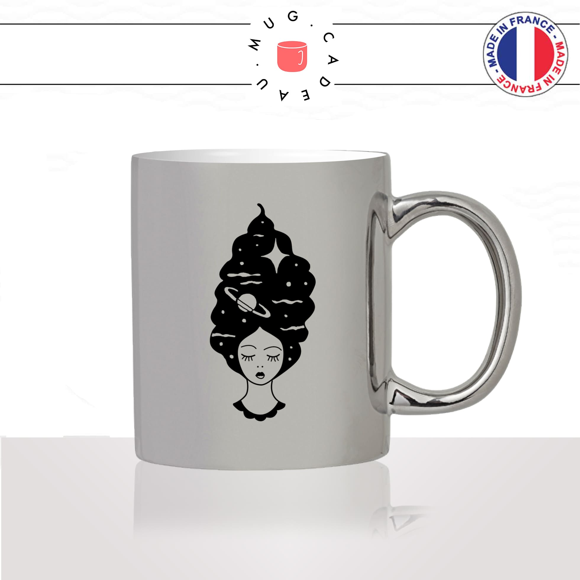 mug-tasse-argent-argenté-silver-femme-chevelure-coiffeur-etoiles-espace-lune-planetes-terre-mignon-humour-idée-cadeau-fun-cool-café-thé2