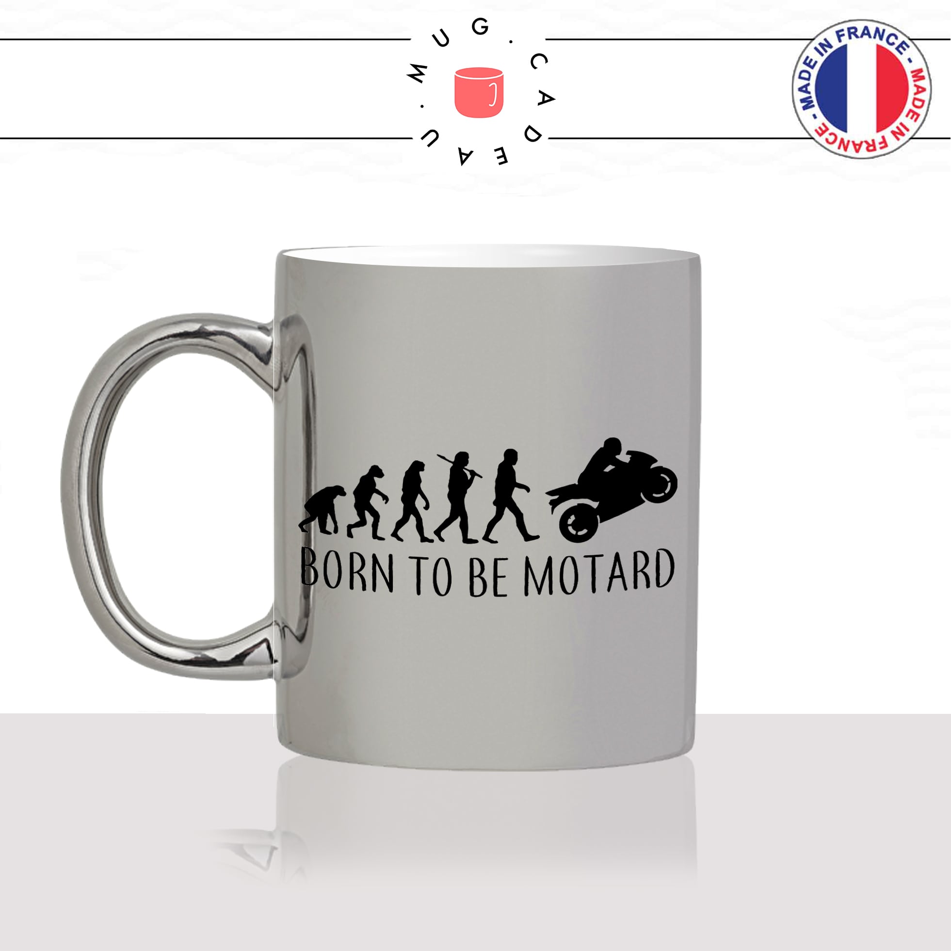 mug-tasse-argent-argenté-silver-born-to-be-motard-moto-passion-evolution-humaine-singe-primate-humour-idée-cadeau-fun-cool-café-thé-min