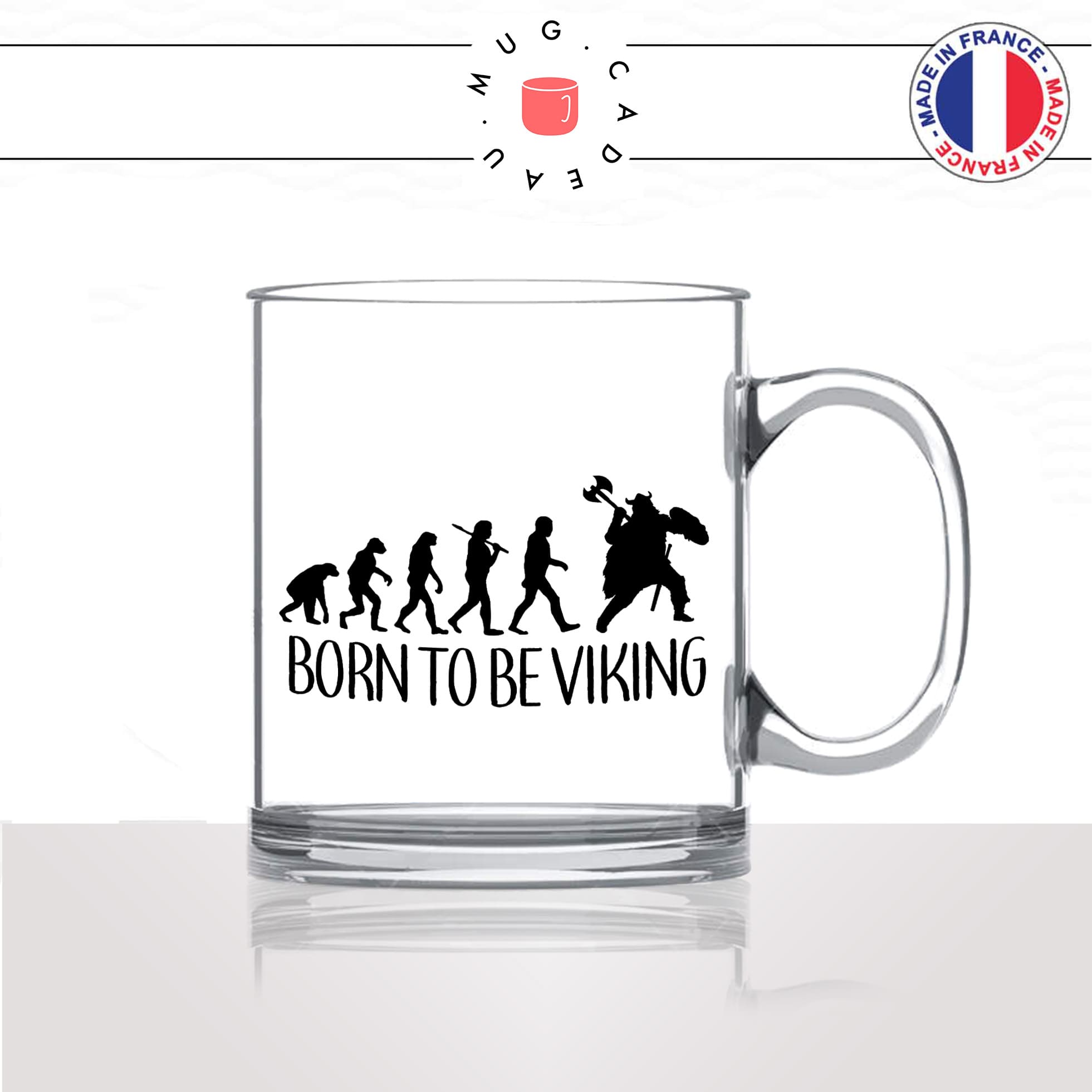 mug-tasse-en-verre-transparent-glass-born-to-be-viking-evolution-humaine-singe-primate-normand-série-humour-idée-cadeau-fun-cool-café-thé2