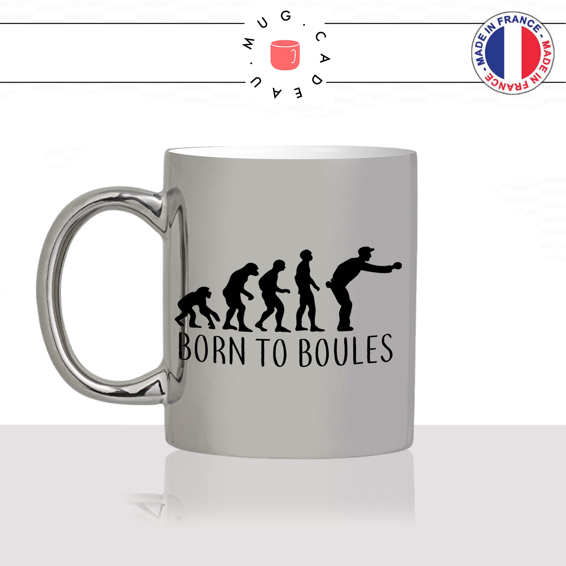 mug-tasse-argent-argenté-silver-born-to-boules-pétanque-evolution-humaine-singe-primate-humour-idée-cadeau-fun-cool-café-thé-min