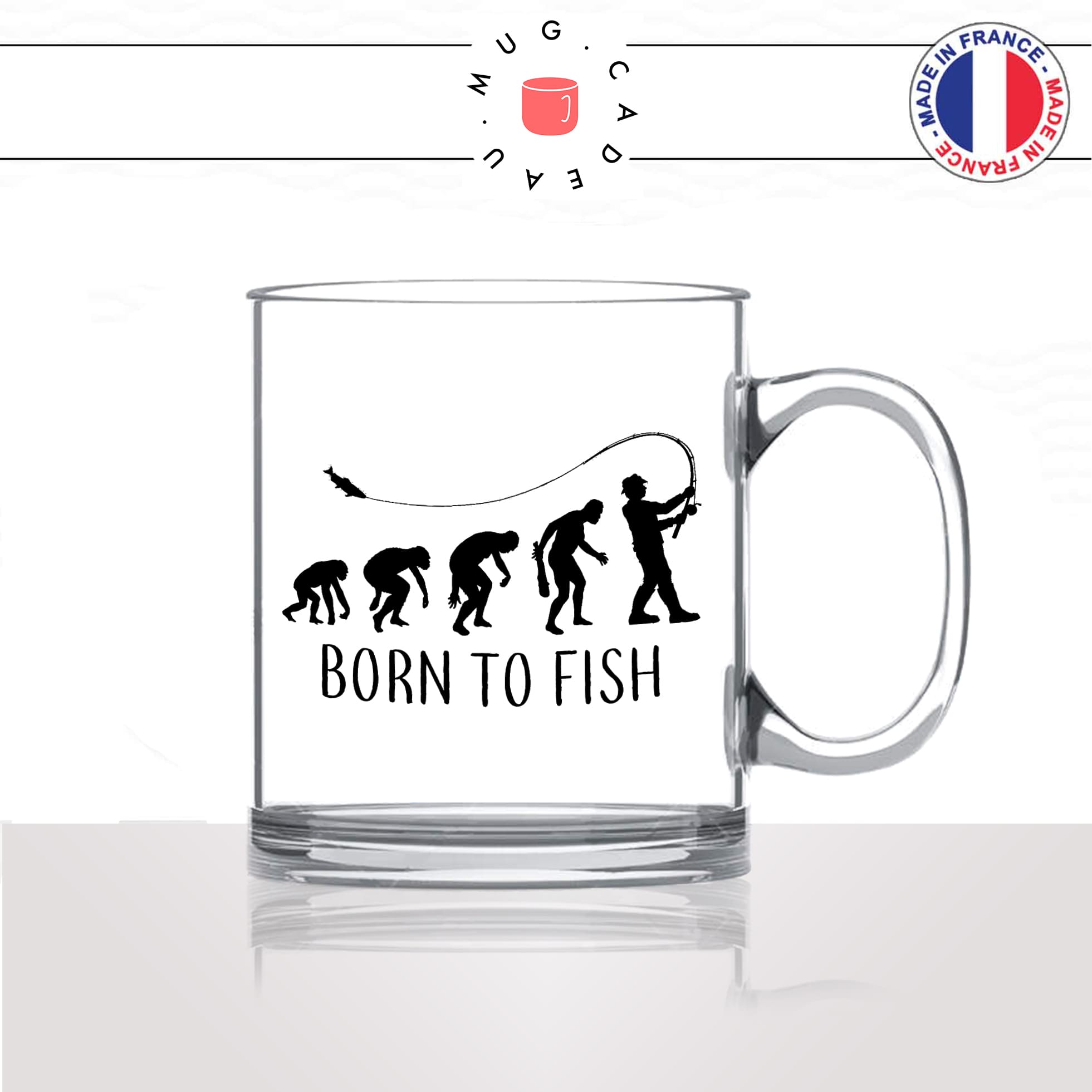 mug-tasse-en-verre-transparent-glass-born-to-fish-evolution-humaine-singe-peche-pecheur-poisson-humour-idée-cadeau-fun-cool-café-thé2