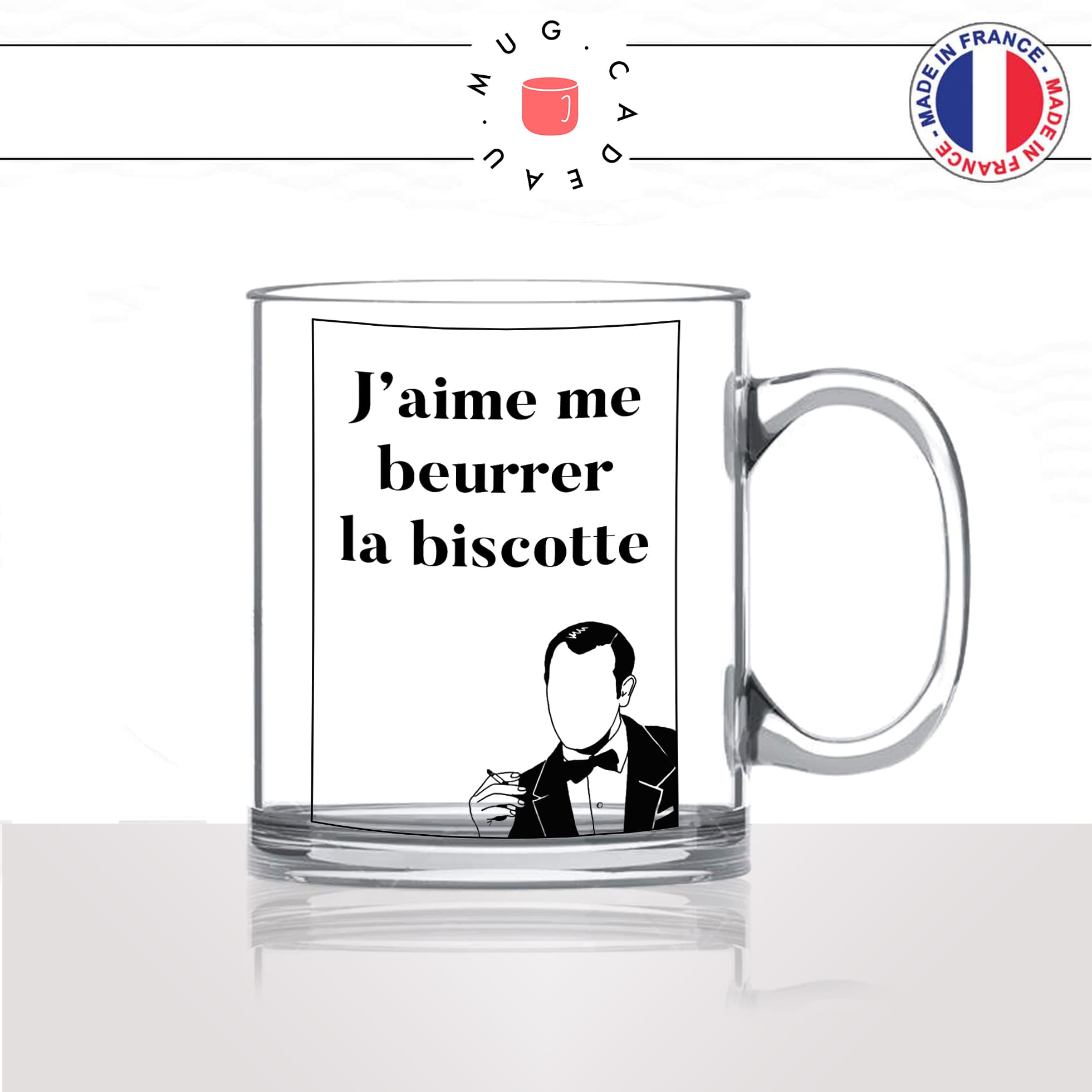 mug-tasse-en-verre-transparent-glass-film-francais-oss117-jaime-me-beurrer-la-biscotte-matin-reveil-humour-idée-cadeau-fun-cool-café-thé2