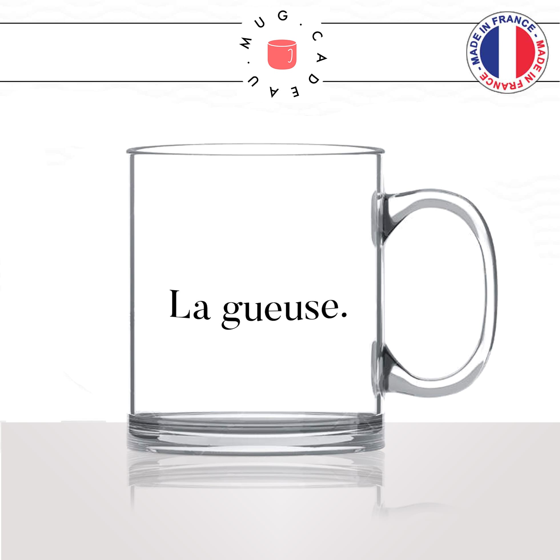 mug-tasse-en-verre-transparent-glass-film-les-visiteurs-la-gueuse-femme-collegue-humour-francais-idée-cadeau-fun-cool-café-thé2