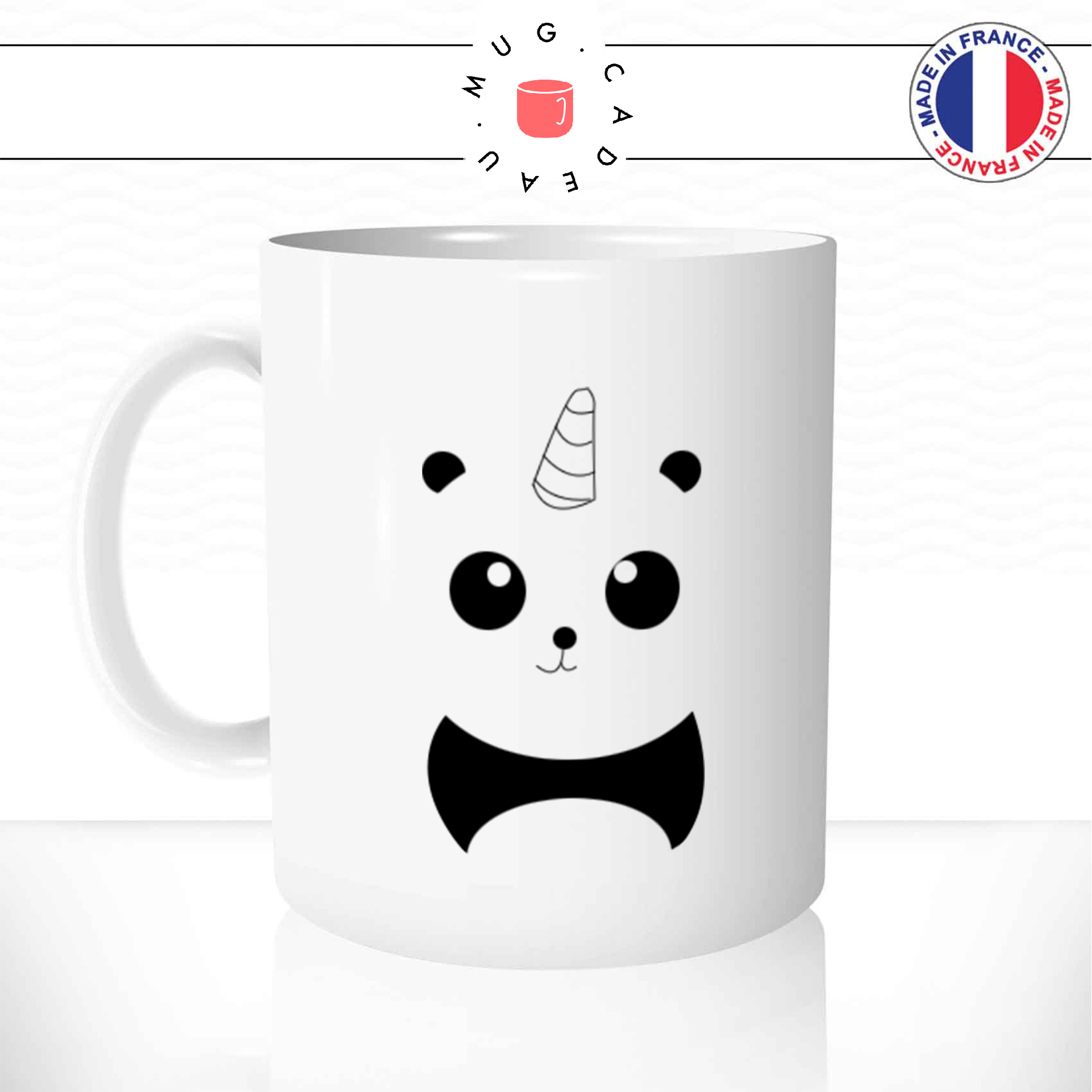 mug-tasse-ref28-panda-licorne-noir-blanc-mignon-cafe-the-mugs-tasses-personnalise-anse-gauche