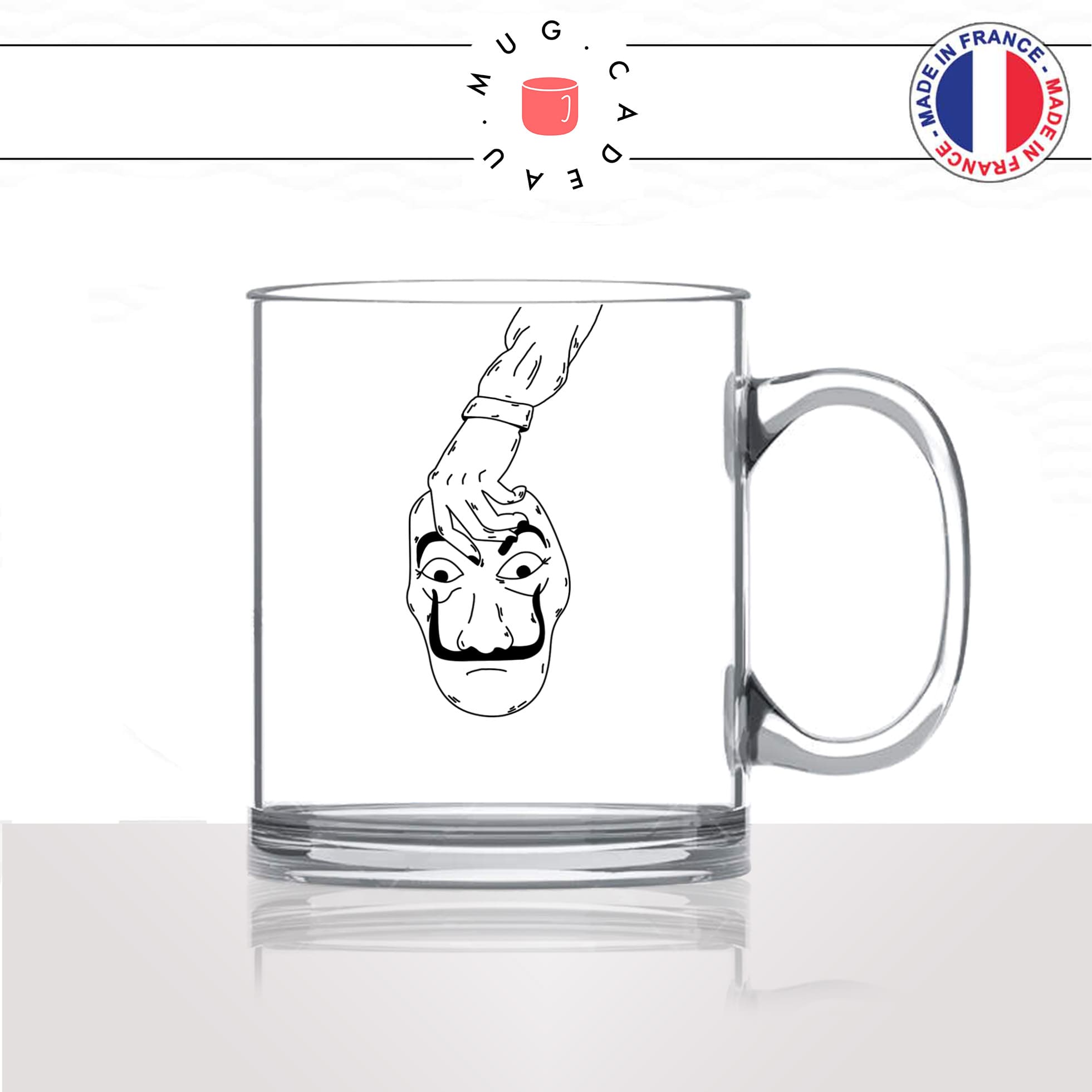 mug-tasse-en-verre-transparent-glass-série-la-casa-del-papel-espagnol-banque-masque-dali-tokyo-professeur-idée-cadeau-fun-cool-café-thé2