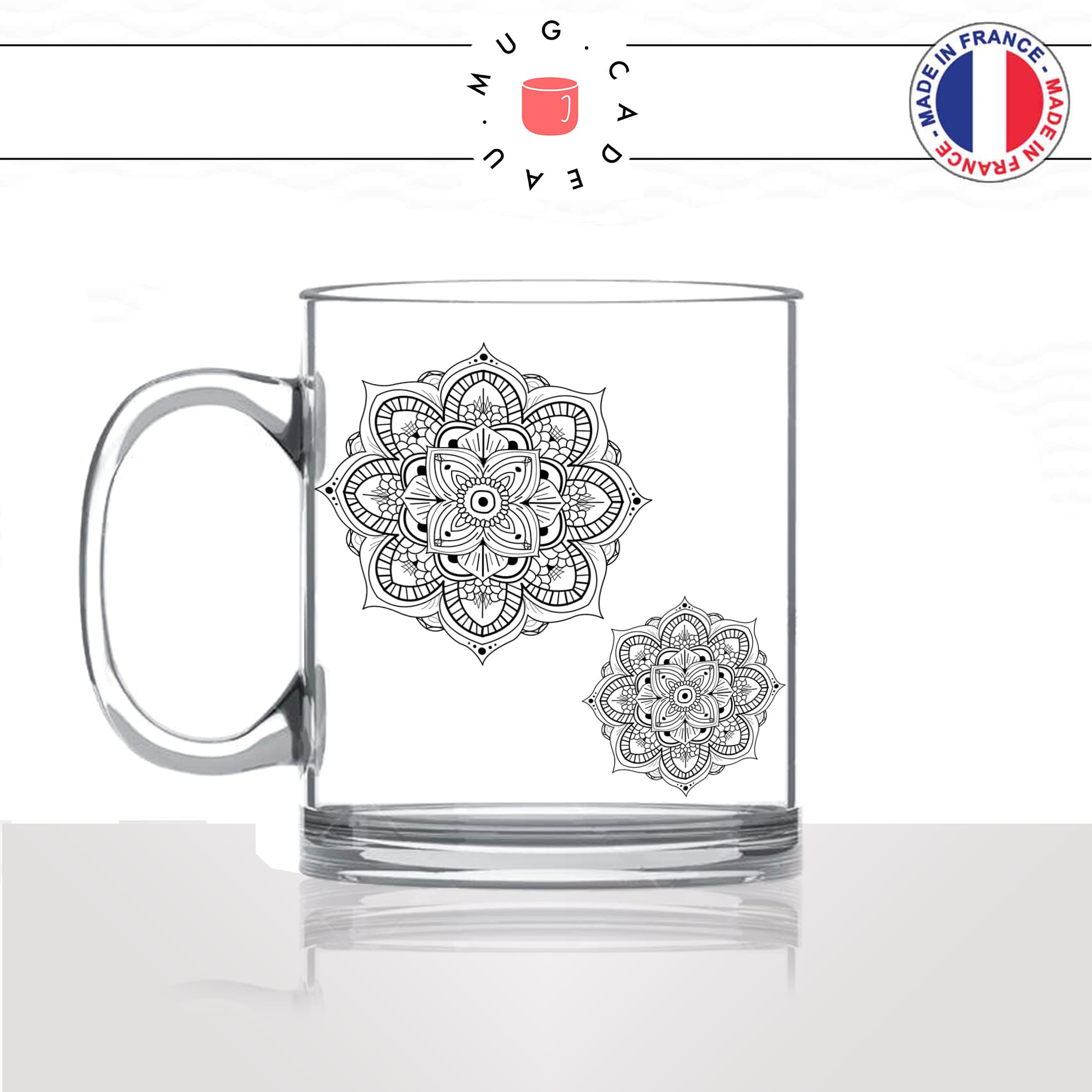 mug-tasse-en-verre-transparent-glass-fleur-fleurs-flower-double-mandala-bouddha-dessin-decoration-mignon-joli-idée-cadeau-fun-cool-café-thé