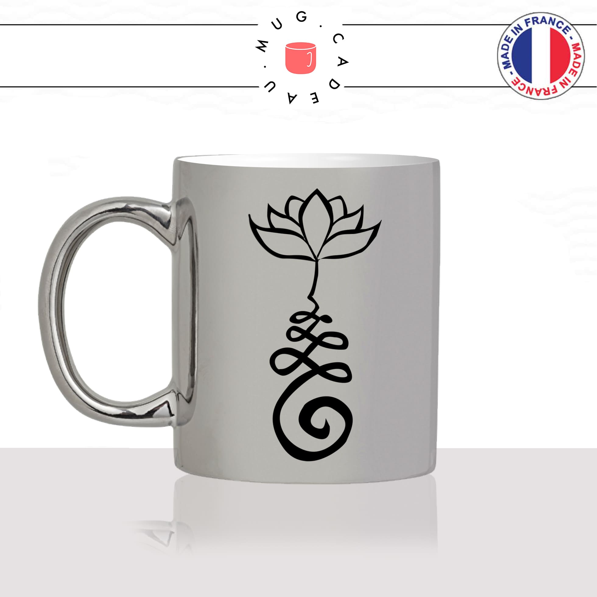 mug-tasse-argent-argenté-silver-fleur-fleurs-flower-lotus-bouddha-dessin-decoration-mignon-joli-idée-cadeau-fun-cool-café-thé