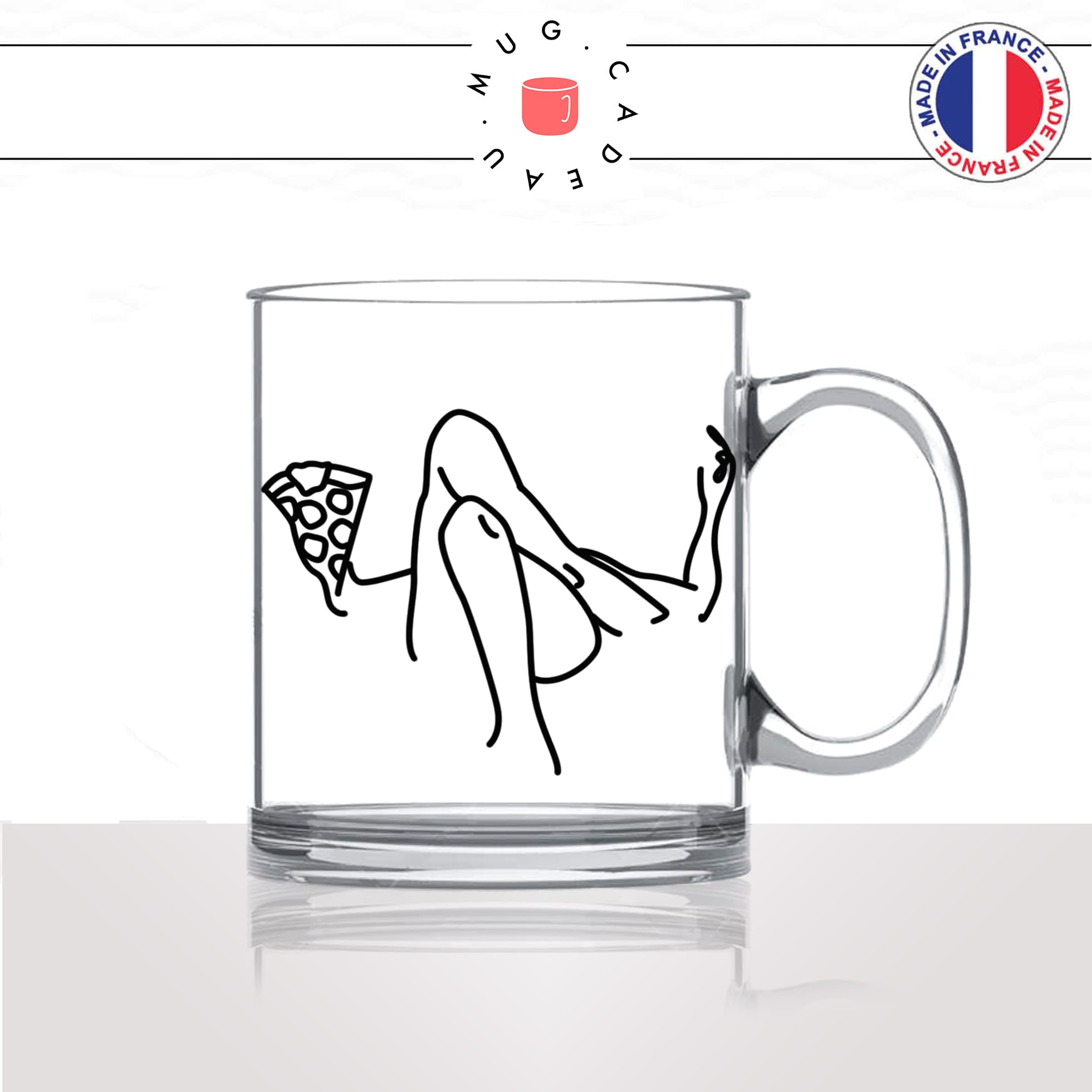 mug-tasse-en-verre-transparent-glass-femme-part-de-pizza-soirée-film-série-télé-sexy-pizz-4-fromages-chevre-idée-cadeau-fun-cool-café-thé2
