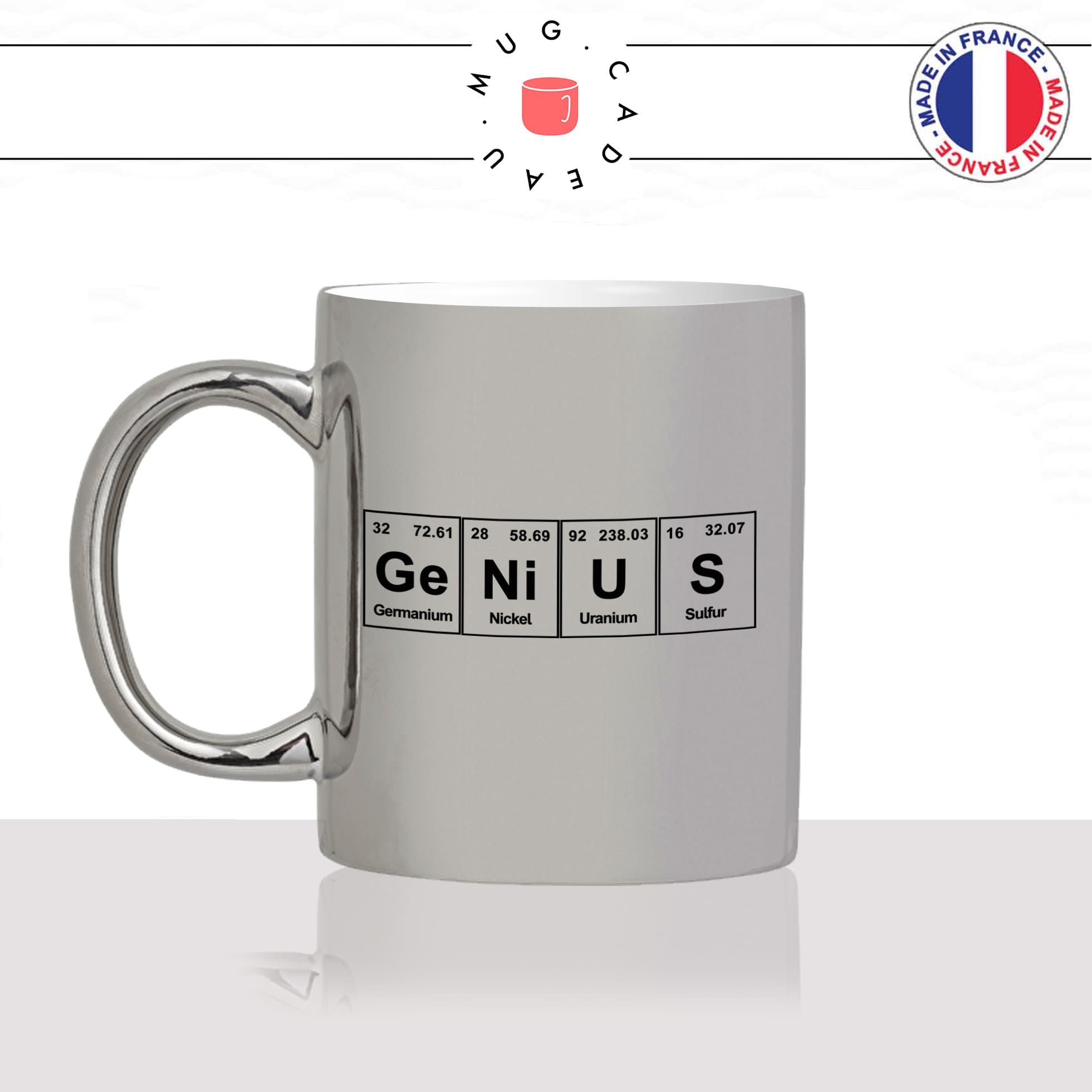 mug-tasse-argent-argenté-silver-geek - genius-génie-science-element-periodique-collegue-metier-original-idée-cadeau-fun-cool-café-thé