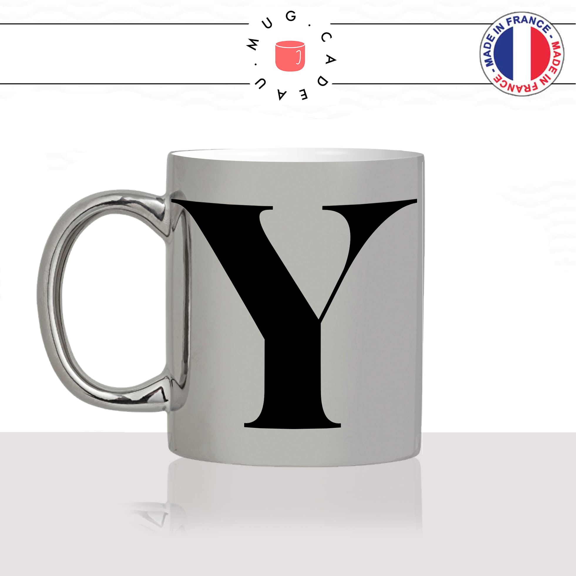 mug-tasse-argent-argenté-silver-initiale-Y-yann-yanick-yves-homme-femme-prenom-lettre-collegue-original-idée-cadeau-fun-cool-café-thé