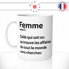 mug-tasse-blanc-femme-définition-trouve-toutes-les-affaire-cherche-range-couple-maman-humour-fun-idée-cadeau-originale-cool