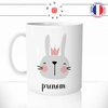 mug-tasse-lapin-rabbit-princesse-lapine-reine-gris-rose-enfant-couronne-café-thé-idée-cadeau-original-prenom-personnalisable-min
