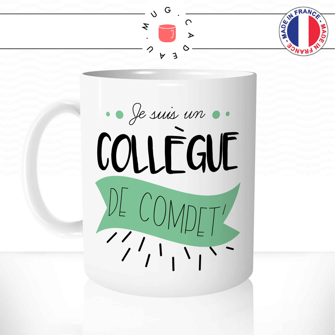 MUG PAILLETTE COLLÈGUE DE COMPET