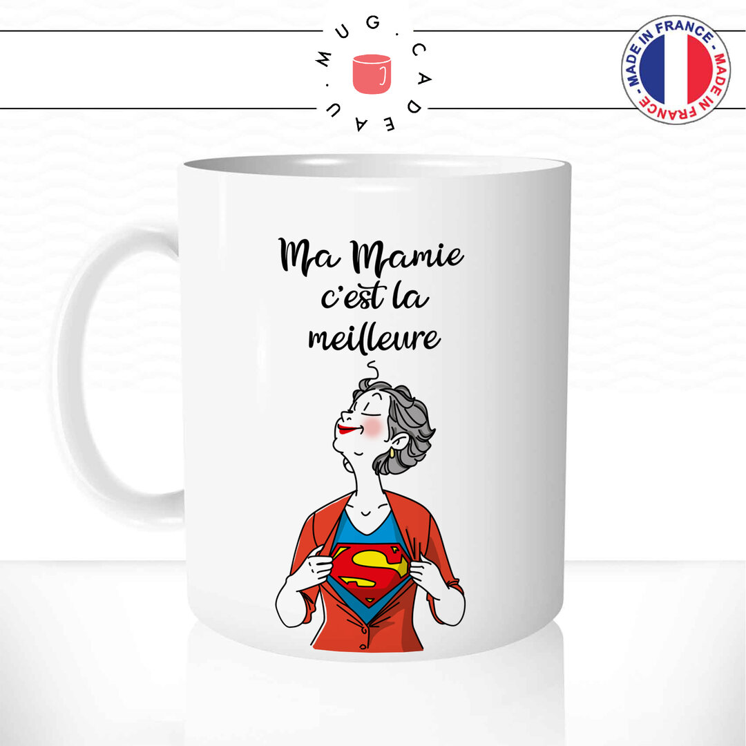 Mug Super Mamie - Fête des Grands-Mères - Mug-Cadeau