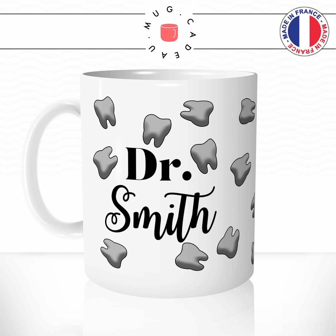 Mug Dents Dr. Personnalisable - Par Métiers/Médical - Mug-Cadeau