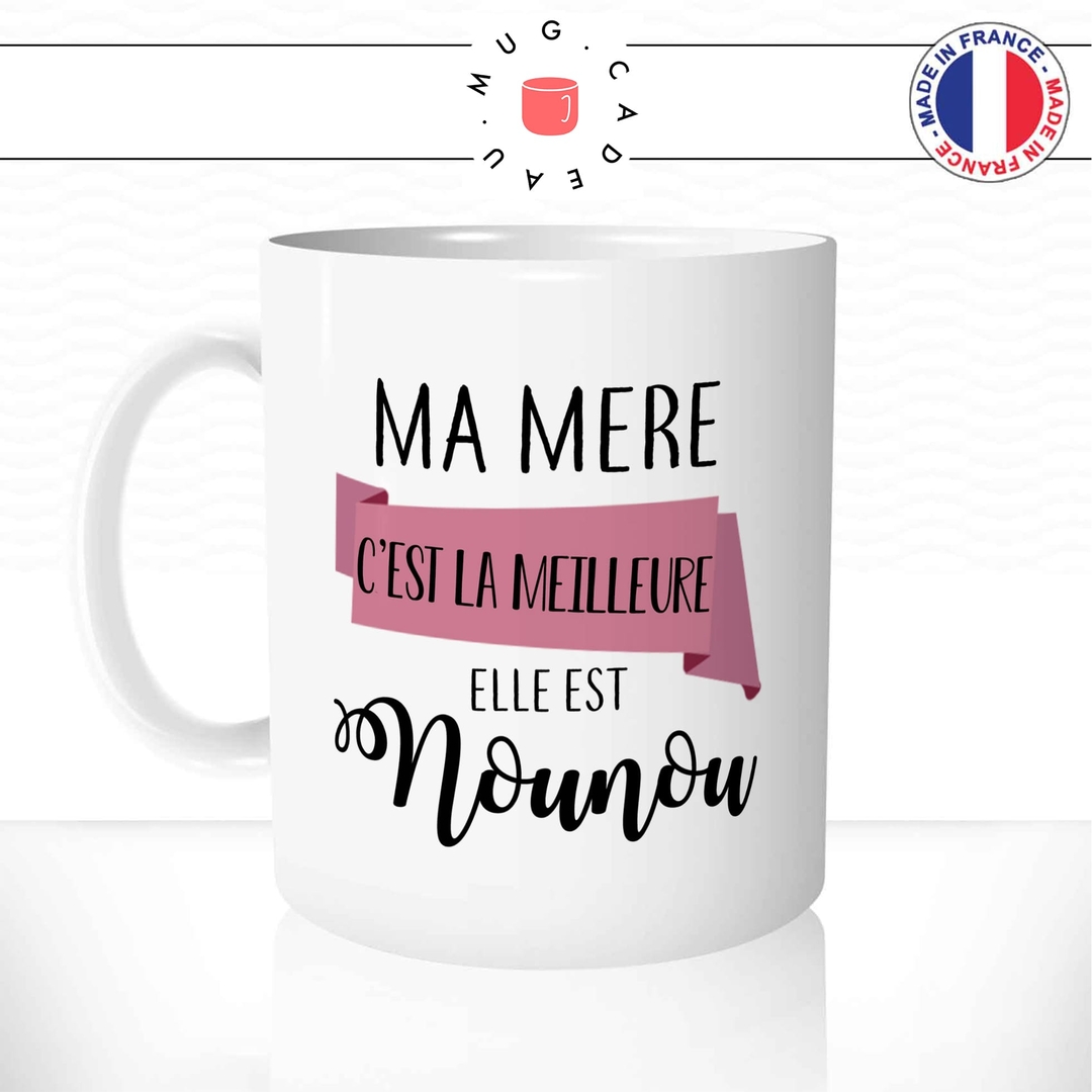 Mug Nounou D'amour - Par Métiers/Nounou - Mug-Cadeau