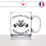 mug-tasse-en-verre-transparent-glass-jpeux-pas-jsuis-bodybuilder-testostérone-homme-muscle-musculation-fitness-sport-idée-cadeau-fun-cool-café-thé2