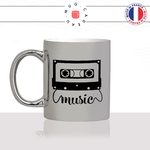 mug-tasse-argent-argenté-silver-cassette-de-musique-vintage-année-80-chanson-danse-chant-passion-idée-cadeau-fun-cool-café-thé