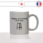 mug-tasse-argent-argenté-silver-anniversaire-deambulateur-viellir-happy-birthday-old-boy-homme-unique-idée-cadeau-fun-cool-café-thé2